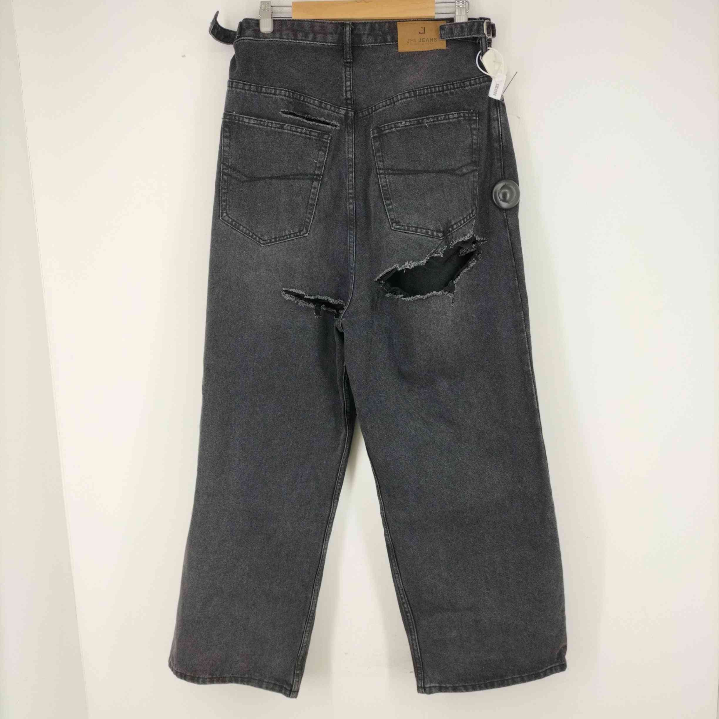 JHL-JEANS ワイドバギーデニム クラッシュデニム メンズ L – ブランド