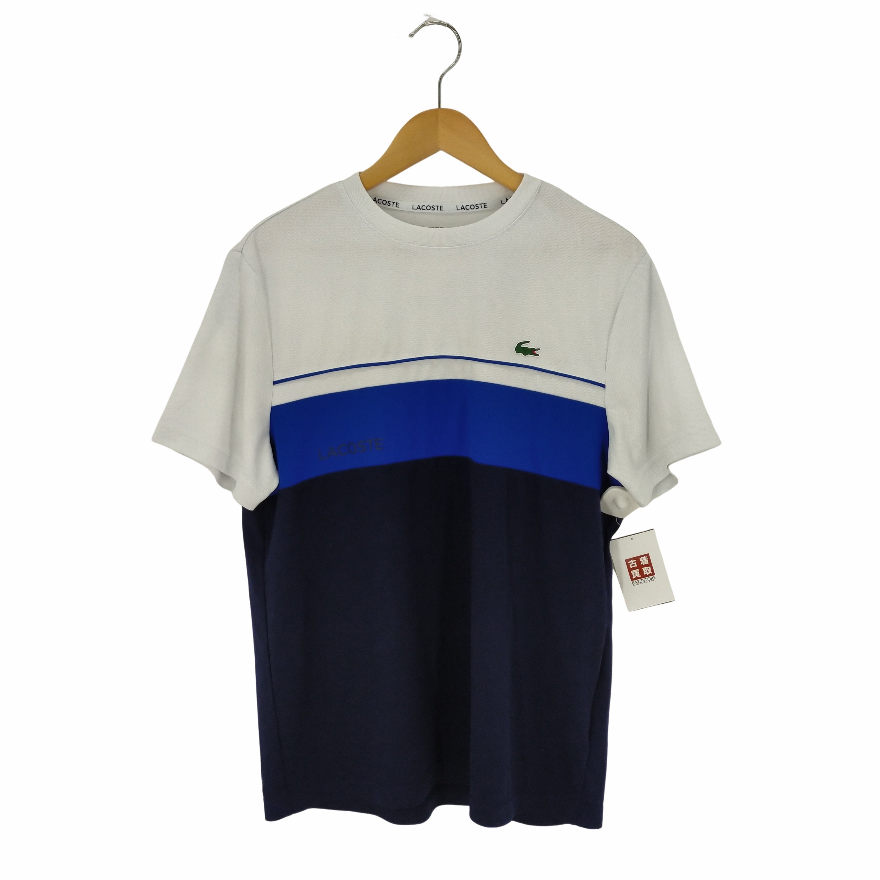 ラコステ LACOSTE L!VE カラーブロッキングポロシャツ