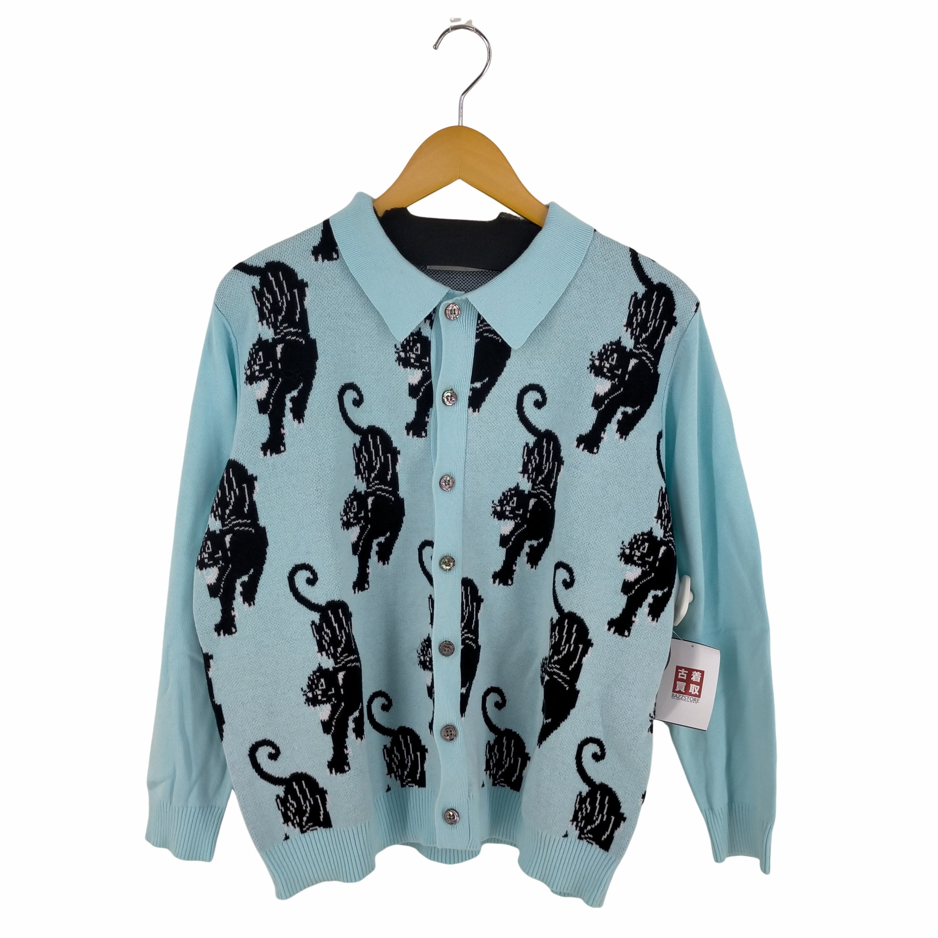 ティーモダンストリートウエア TTT_MSW Panther Knit Cardigan メンズ