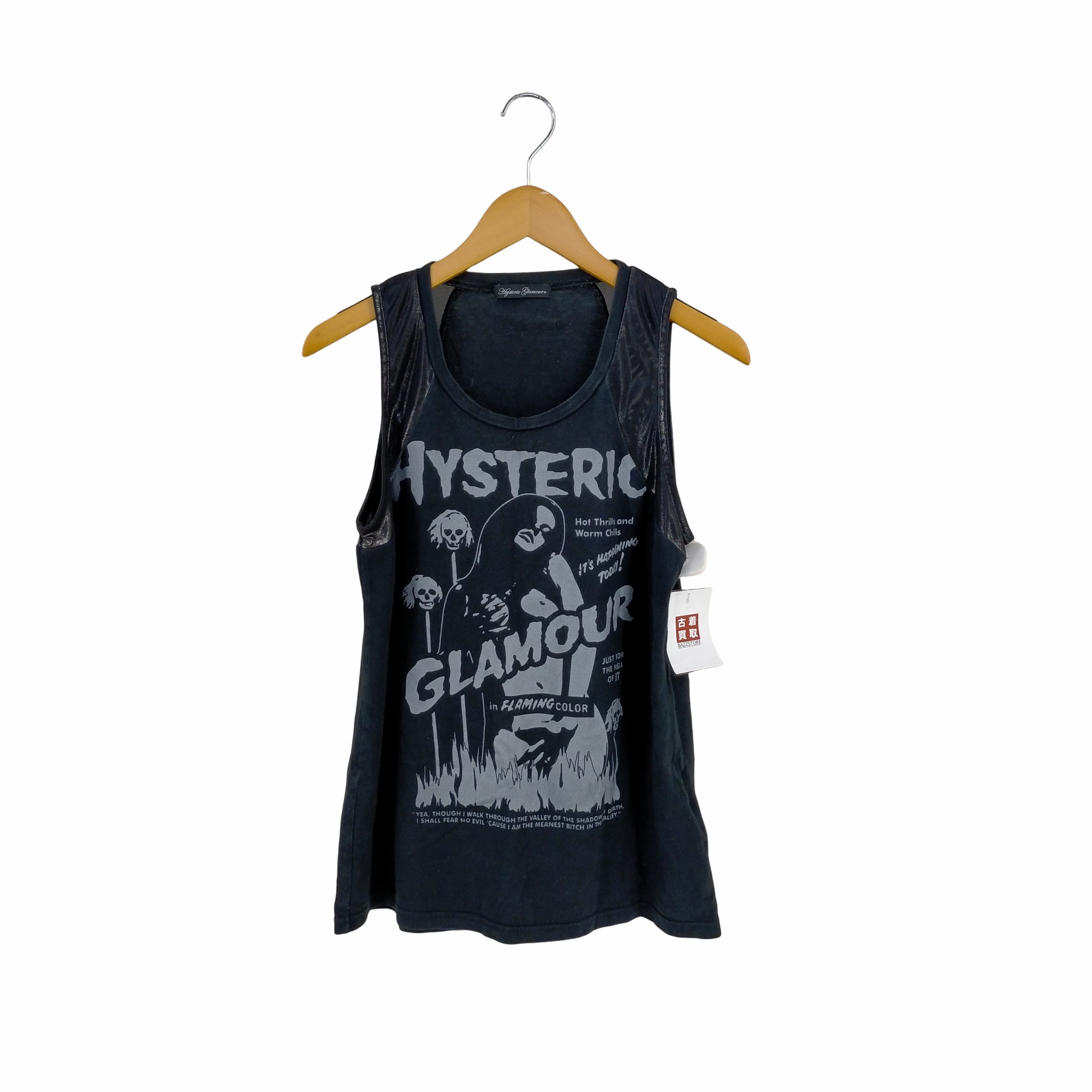 ヒステリックグラマー HYSTERIC GLAMOUR ヒスガール メッシュ切替タンクトップ メンズ FREE