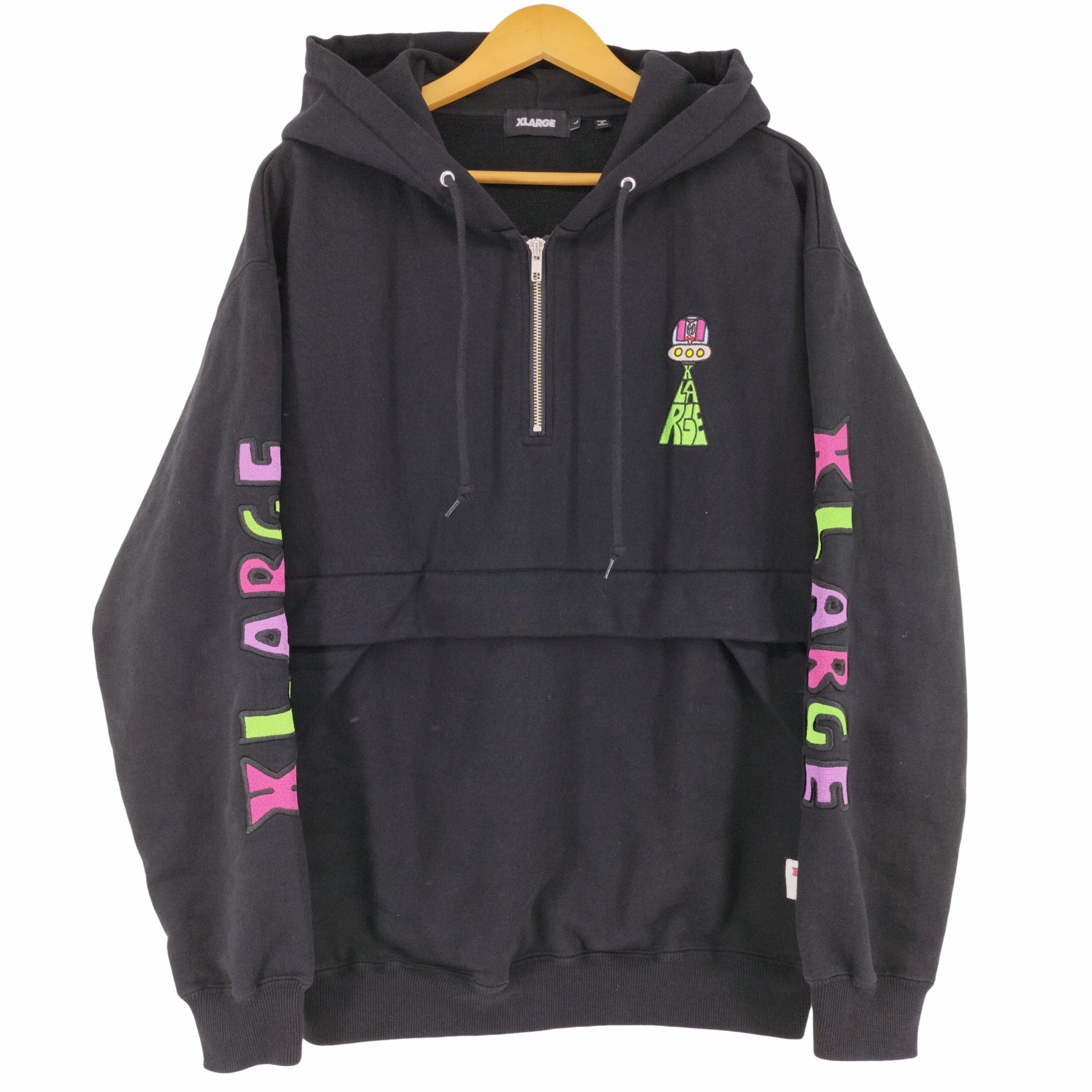 エクストララージ X-LARGE TIM COMIX ANORAK SWEATSHIRT ティム