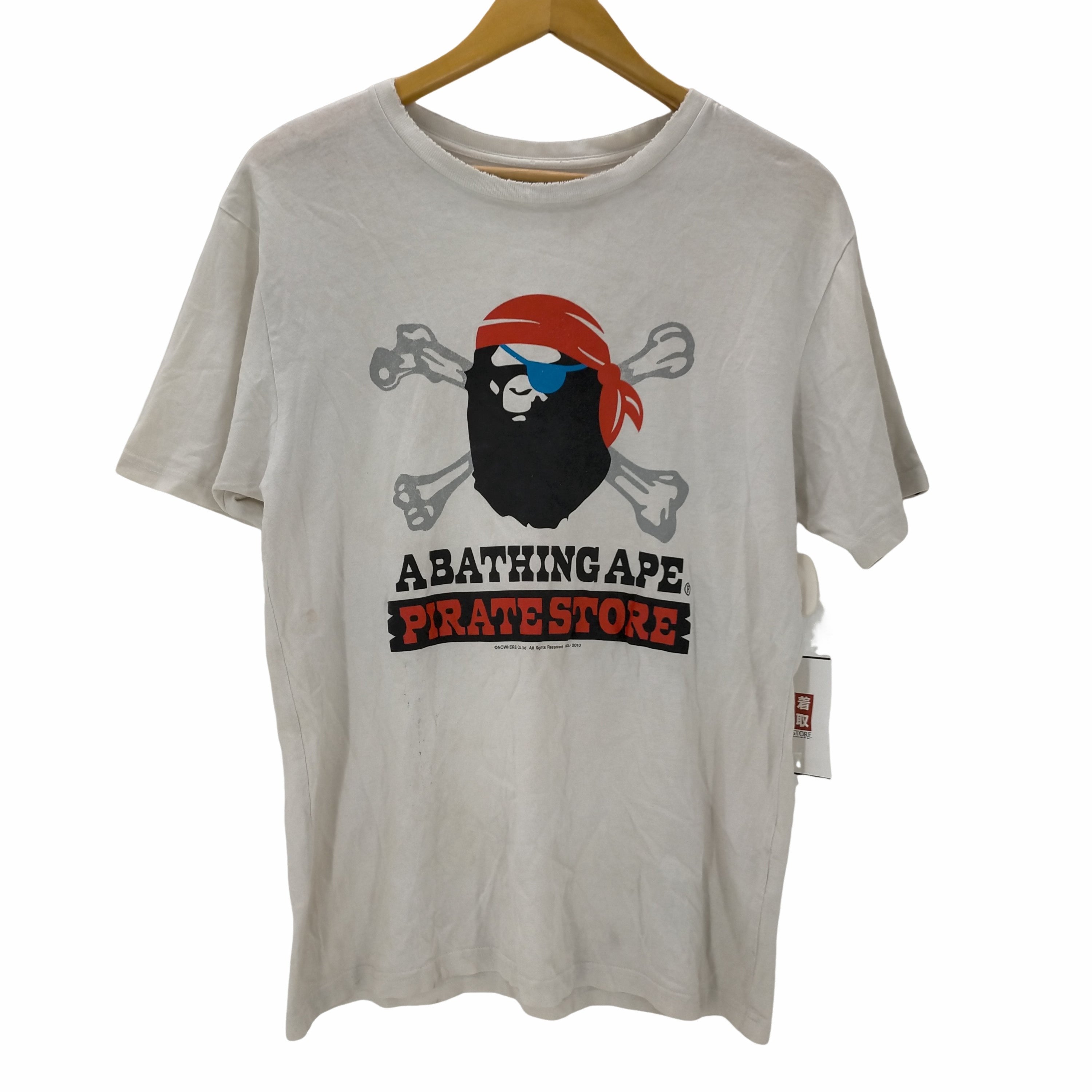 サイズ大きめ！A Bathing ape pirate 長袖レイヤーTシャツ004LTI201001M特徴