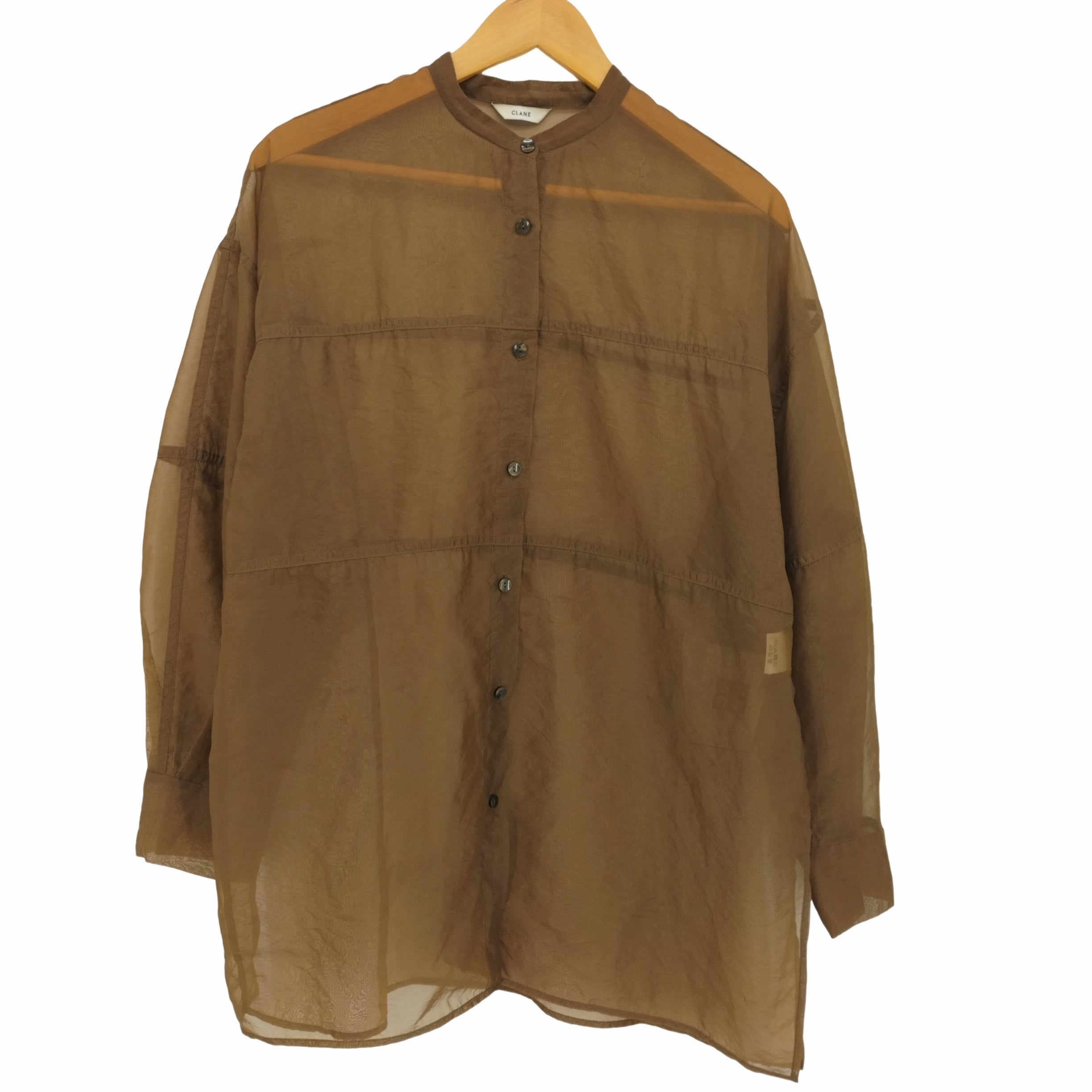 クラネ CLANE 21SS SWITCH SHEER SHIRT スウィッチシアーシャツ