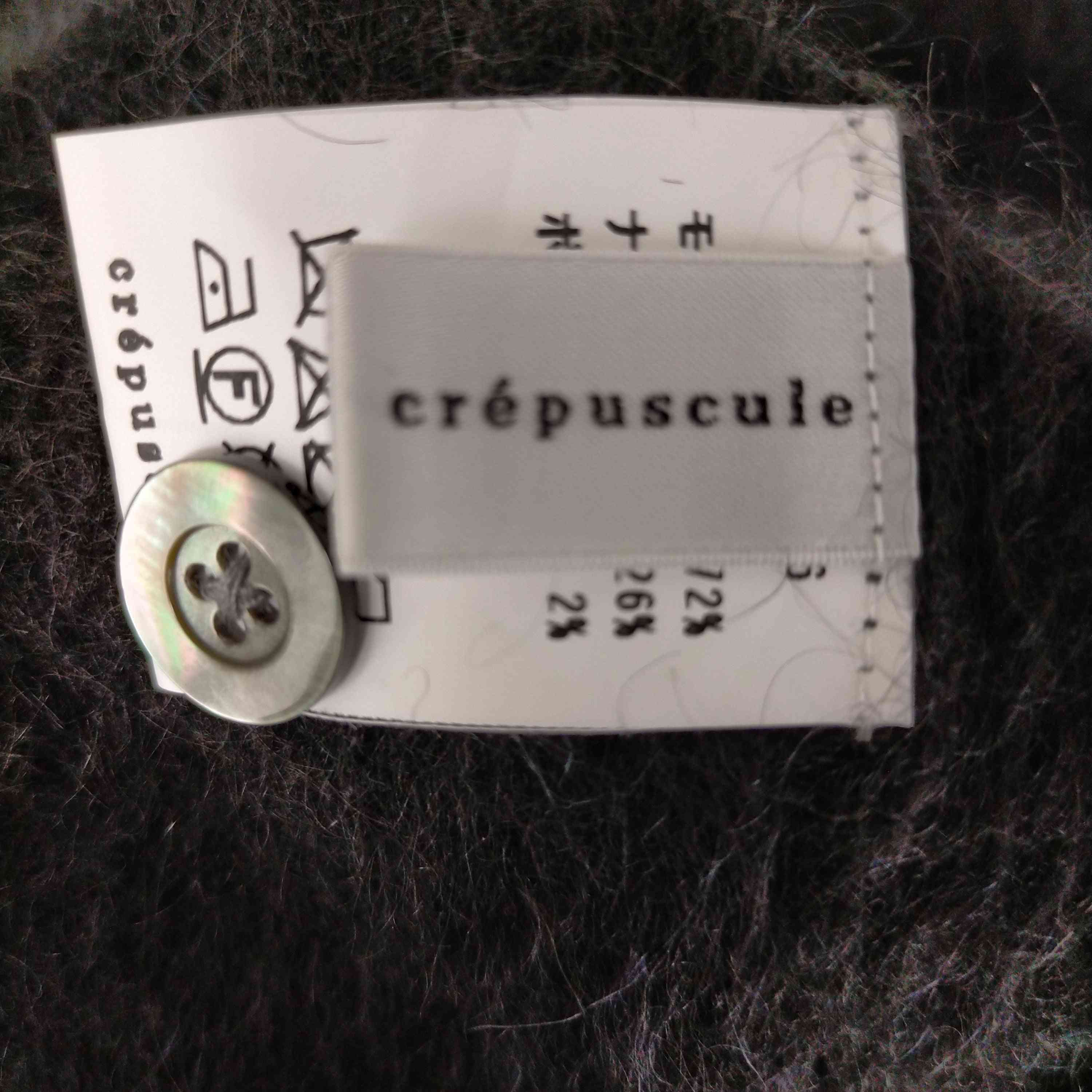 クレプスキュール crepuscule 23AW Mohair Polo Neck メンズ 1