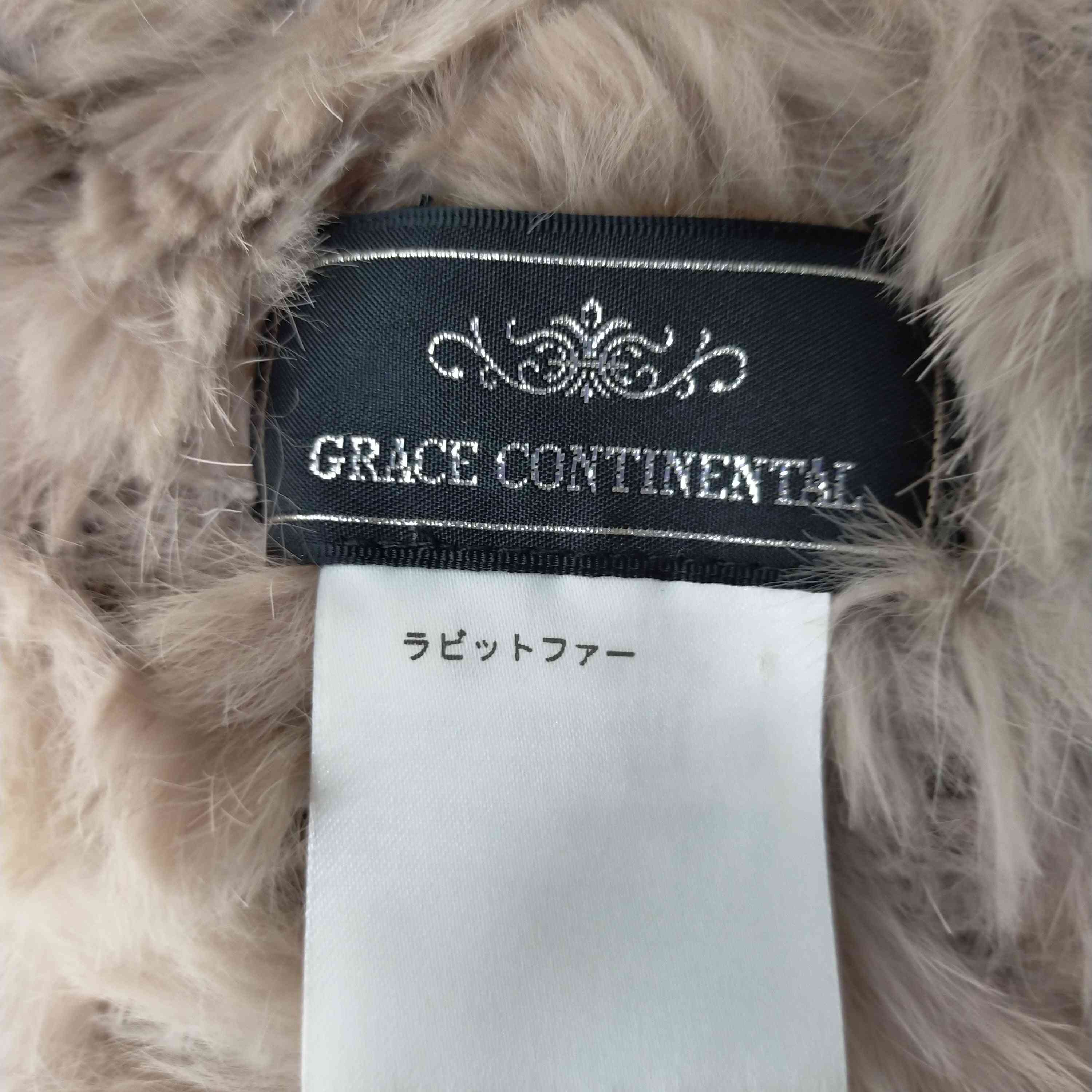 グレースコンチネンタル GRACE CONTINENTAL ラビットファースヌード