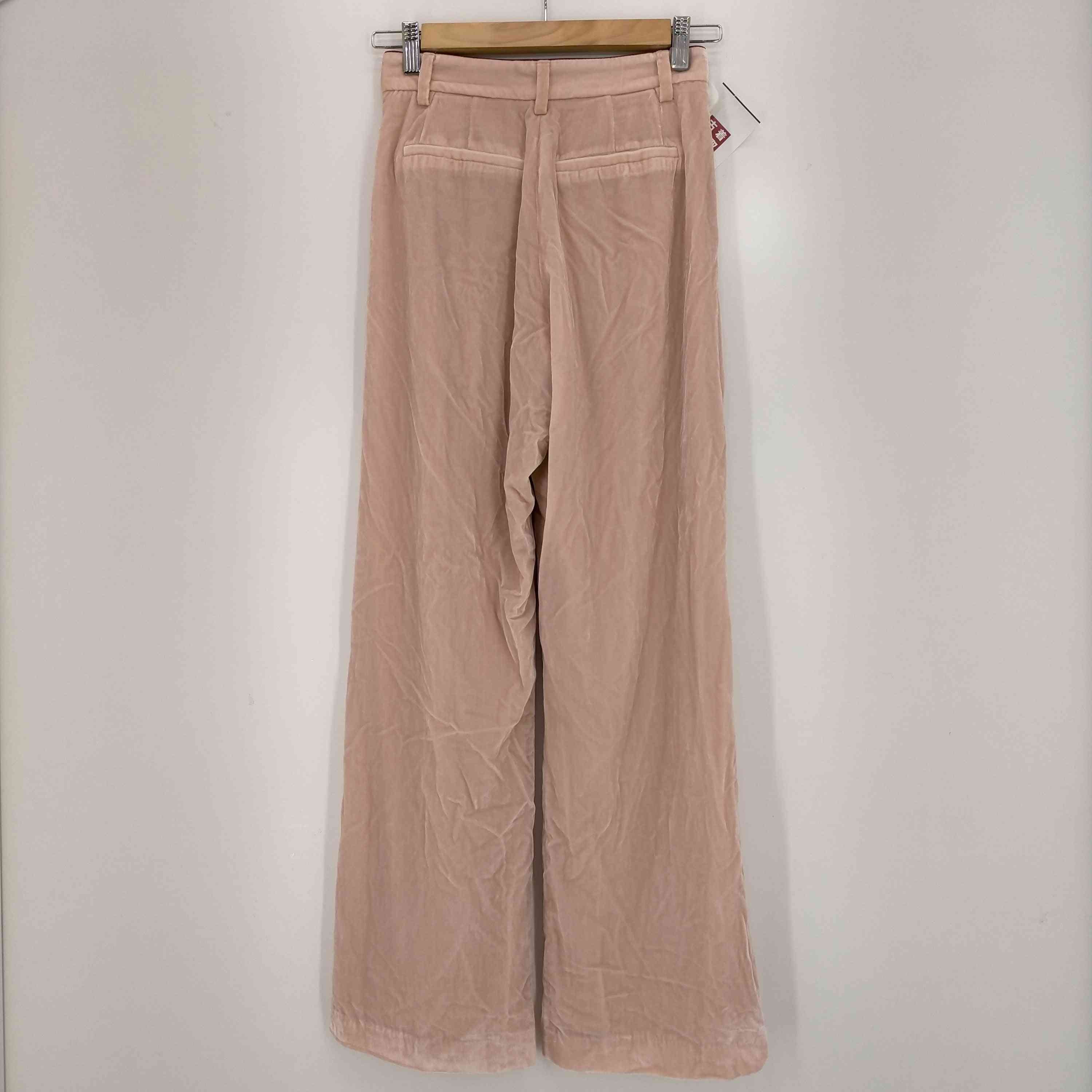 クラネ CLANE COLOR LINE VELOR PANTS ベロアパンツ レディース JPN：1