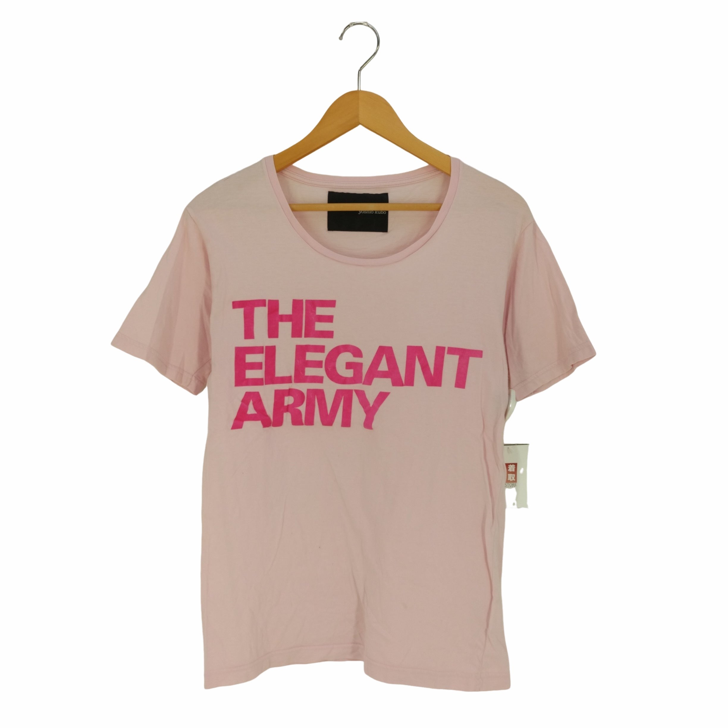 ヨシオクボ yoshio kubo THE ELEGANT ARMY プリントTシャツ メンズ JPN