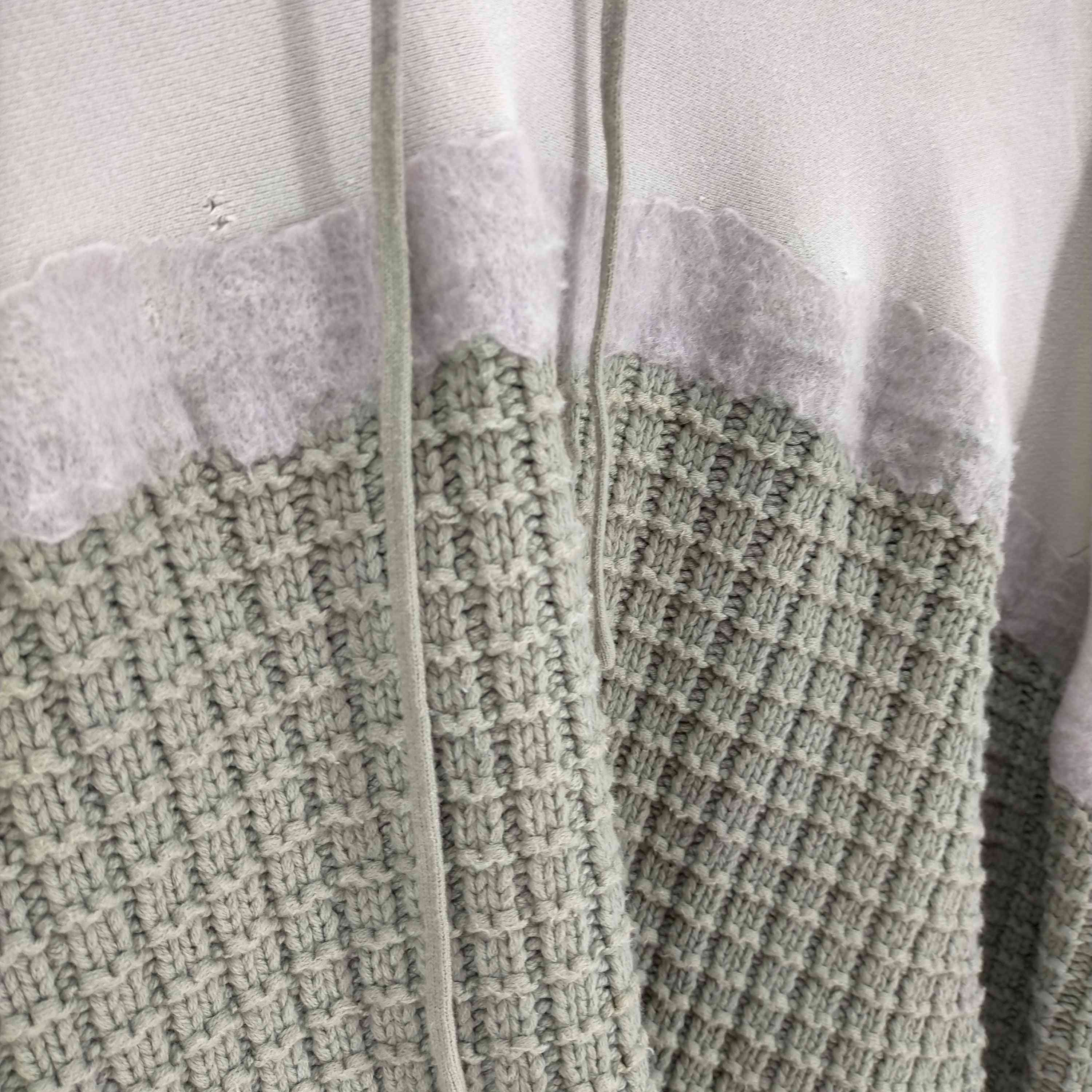Ameri（アメリ）の「NEEDLE PUNCH KNIT HOODIE（ニット/セーター