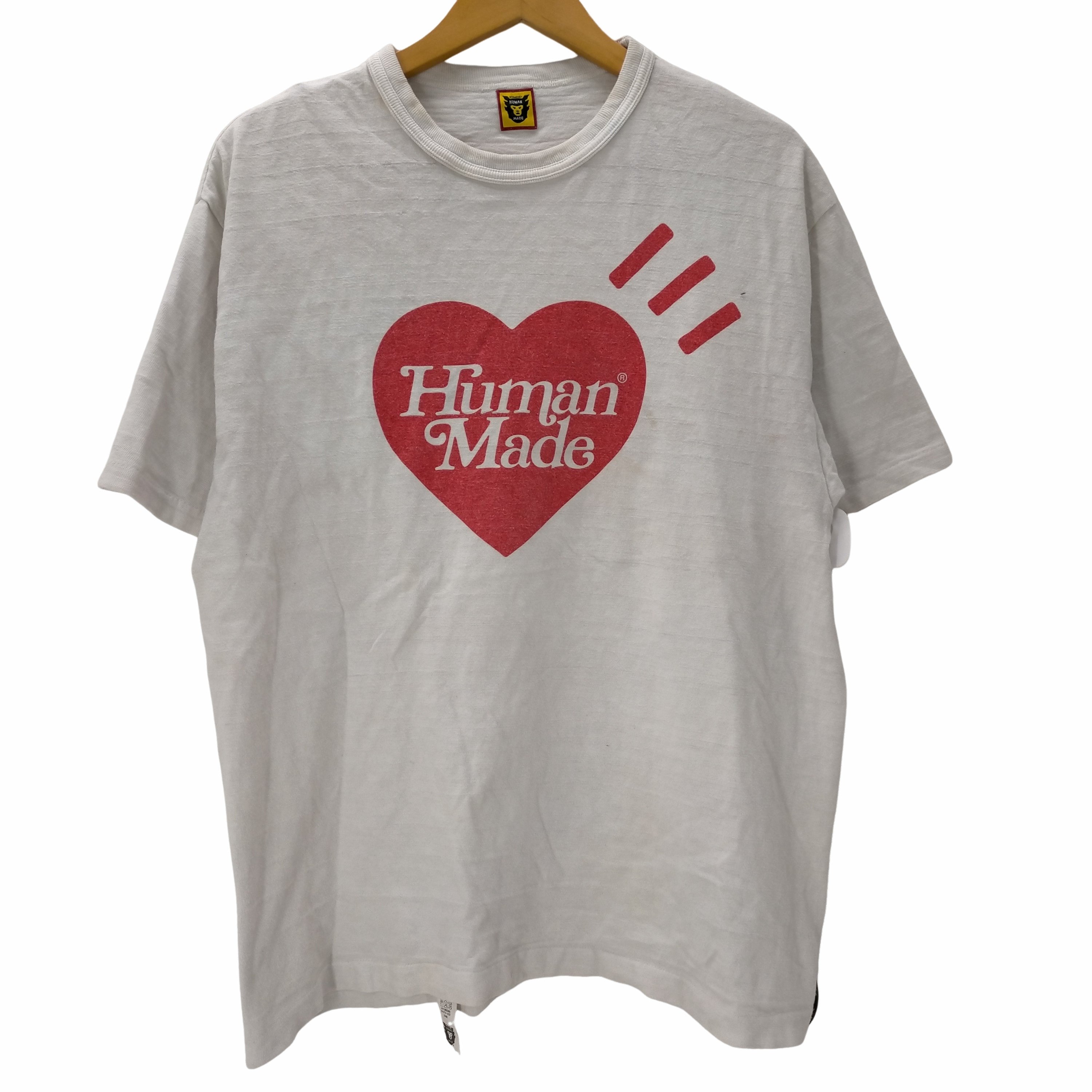 ヒューマンメイド HUMAN MADE ロゴ 両面プリント クルーネック Tシャツ メンズ JPN：XL – ブランド古着買取販売バズストア