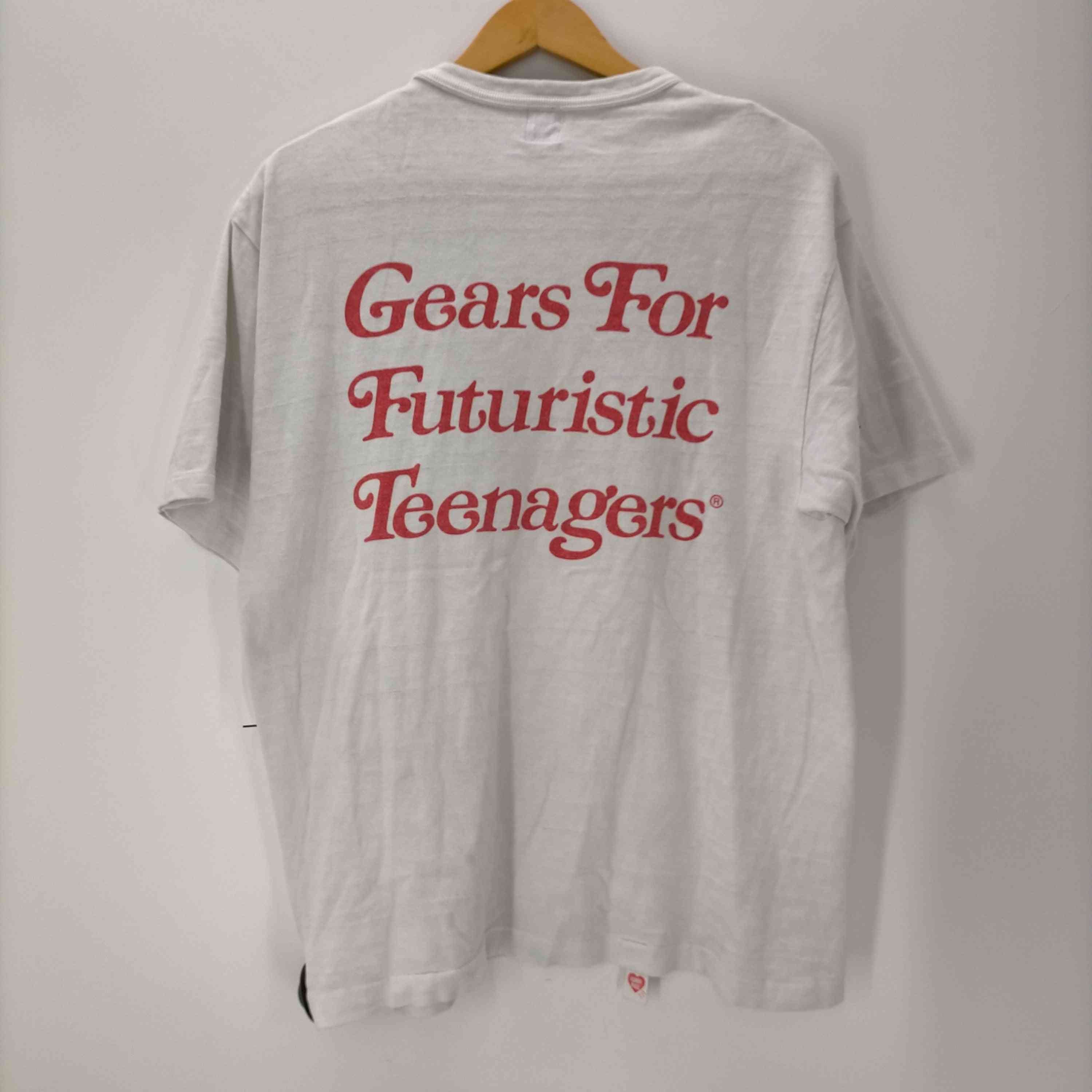 ヒューマンメイド HUMAN MADE ロゴ 両面プリント クルーネック Tシャツ