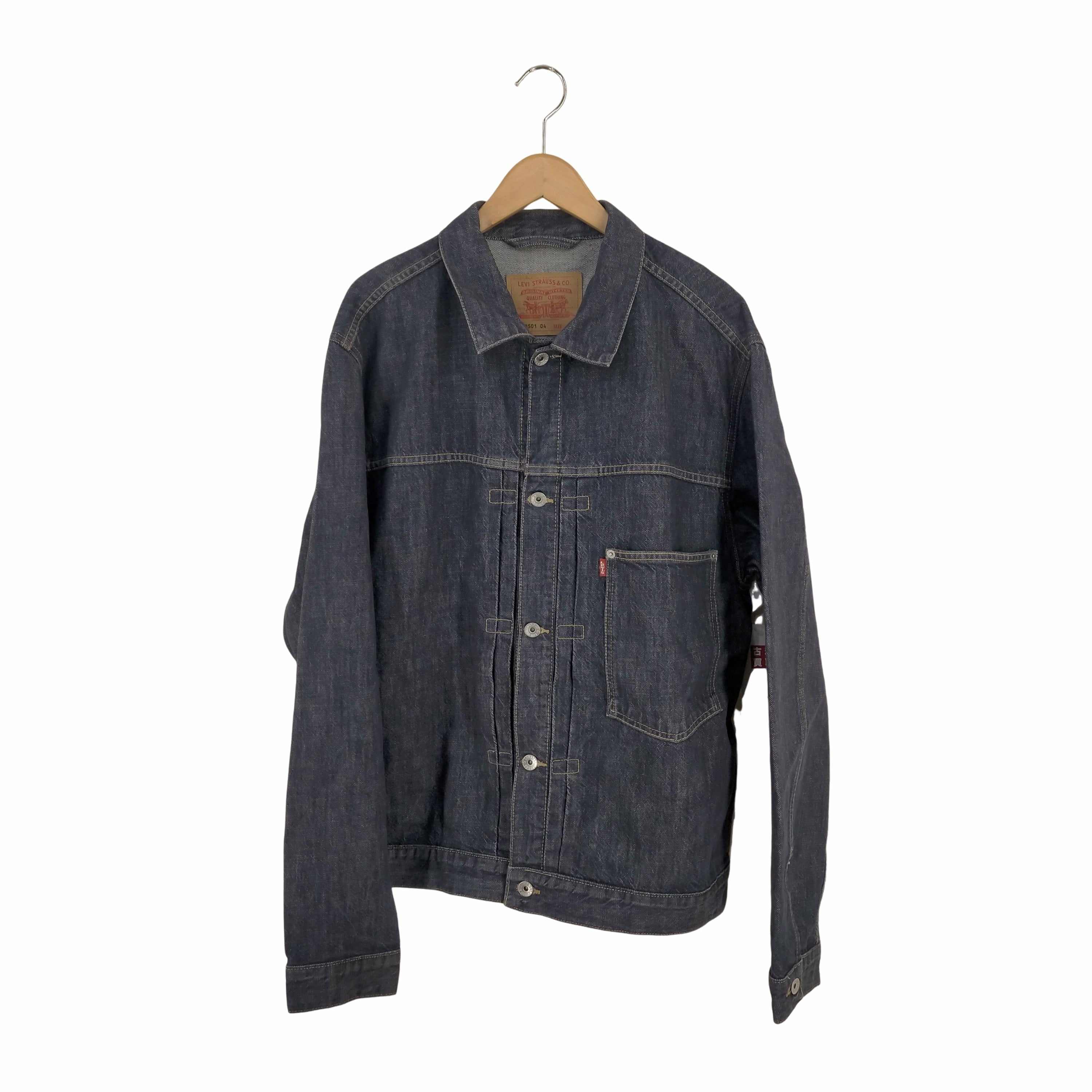 リーバイス Levis 00S EURO製 70501 大戦復刻 1st ボタン裏T01 濃紺 デニムジャケット メンズ import：XL –  ブランド古着買取販売バズストア