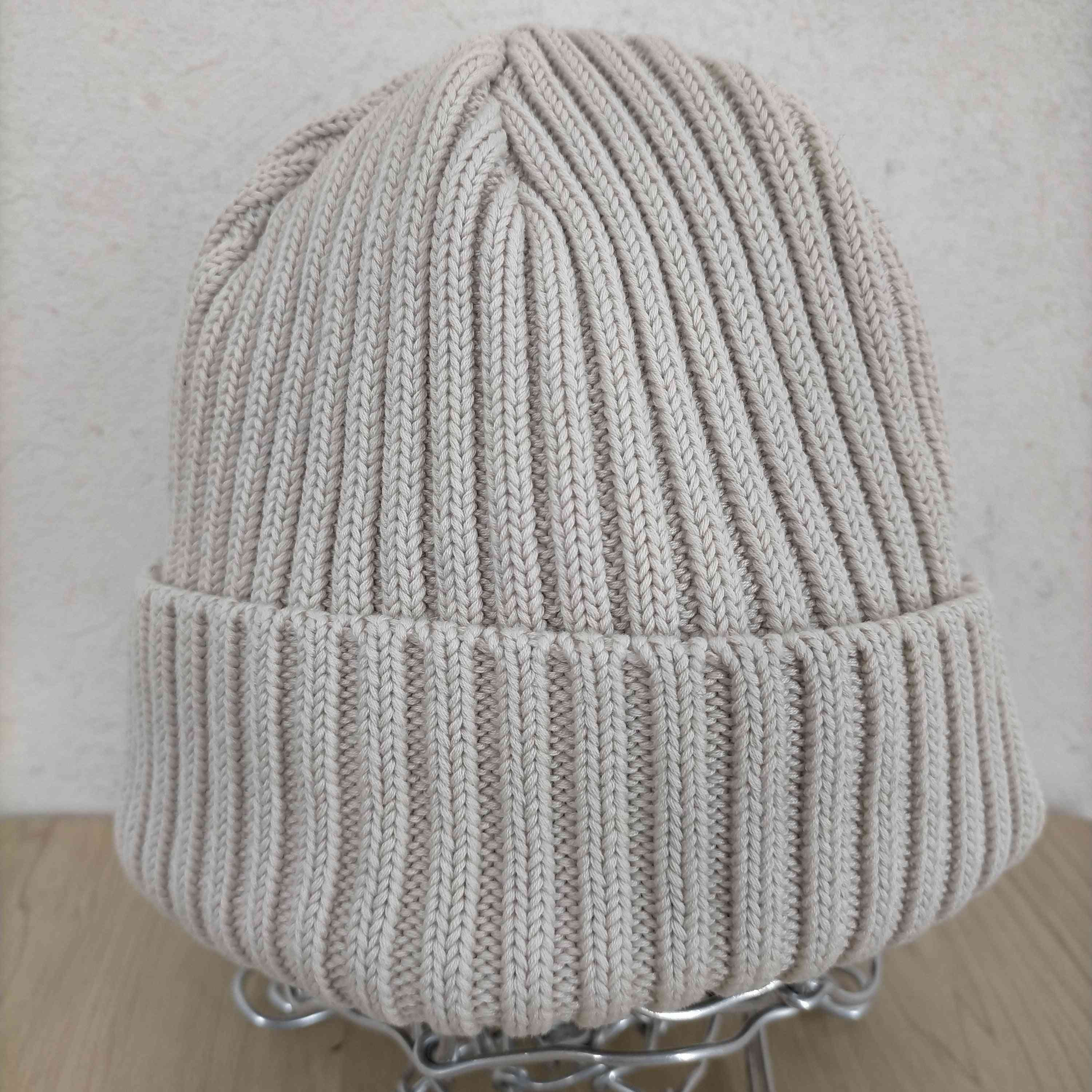 キジマタカユキ KIJIMA TAKAYUKI KNIT CAP / コットンリブ ニット