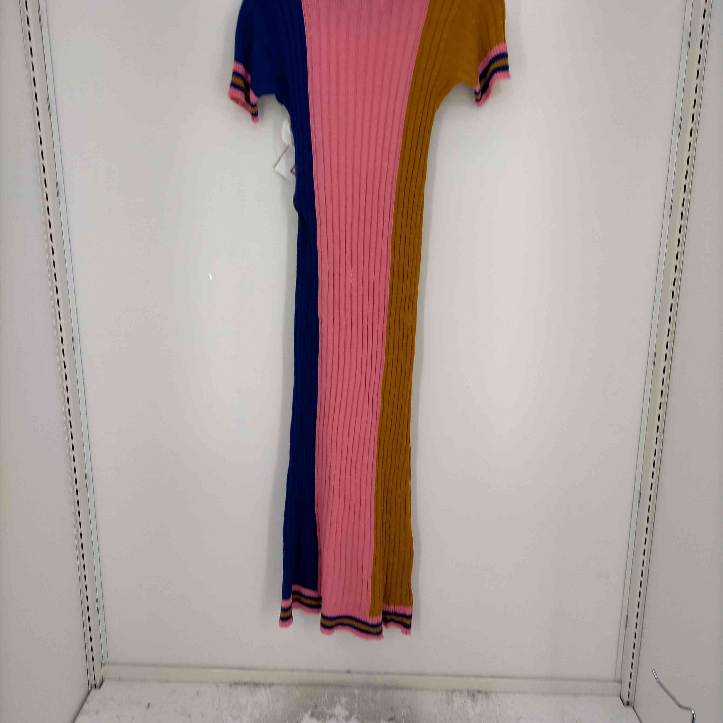 ヘンリックヴィブスコブ Henrik Vibskov TRICOLOR RIBBED KNIT DRESS