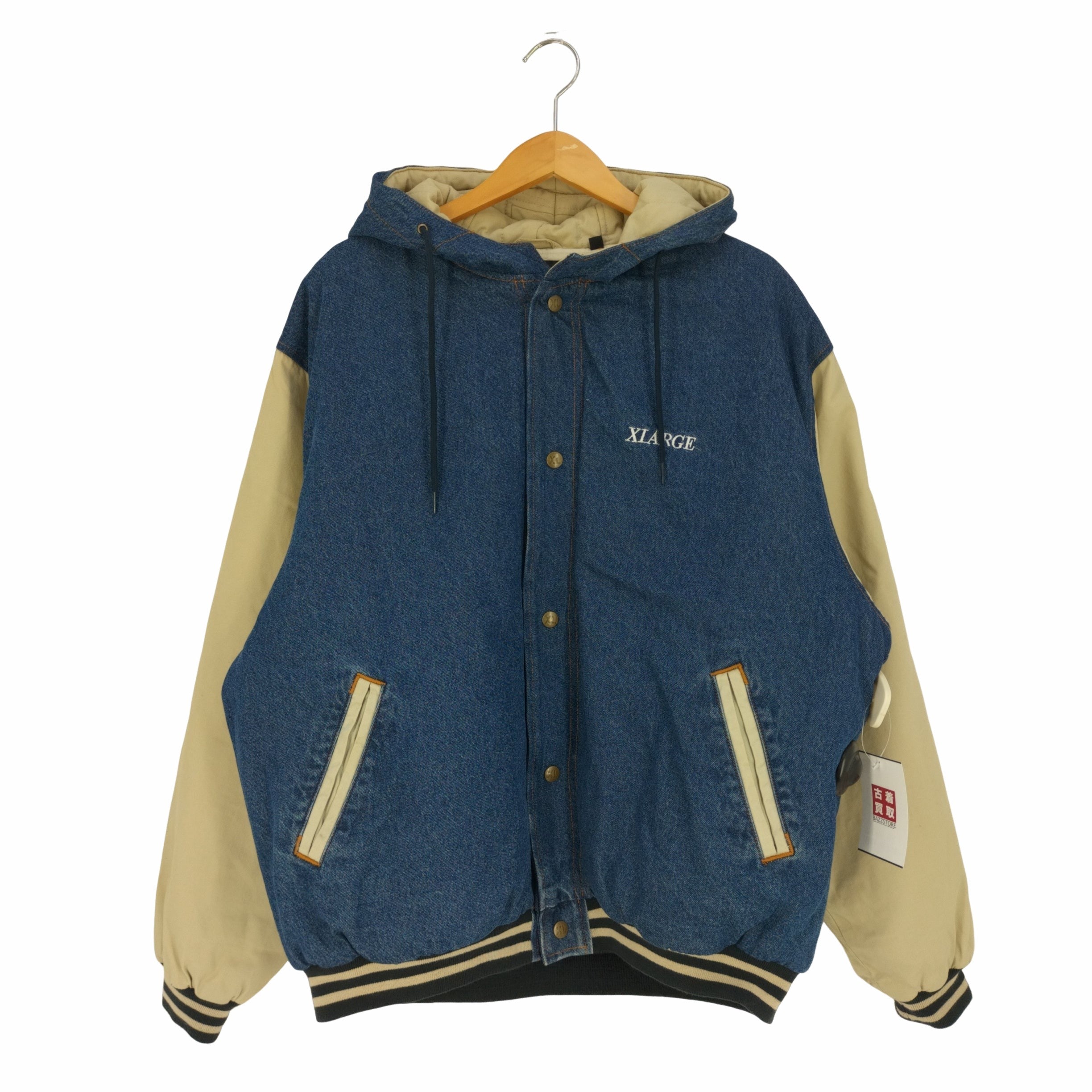 エクストララージ X-LARGE HOODED VARSITY DENIM JACKET フーデッド バーシティ デニムジャケット メンズ –  ブランド古着買取販売バズストア