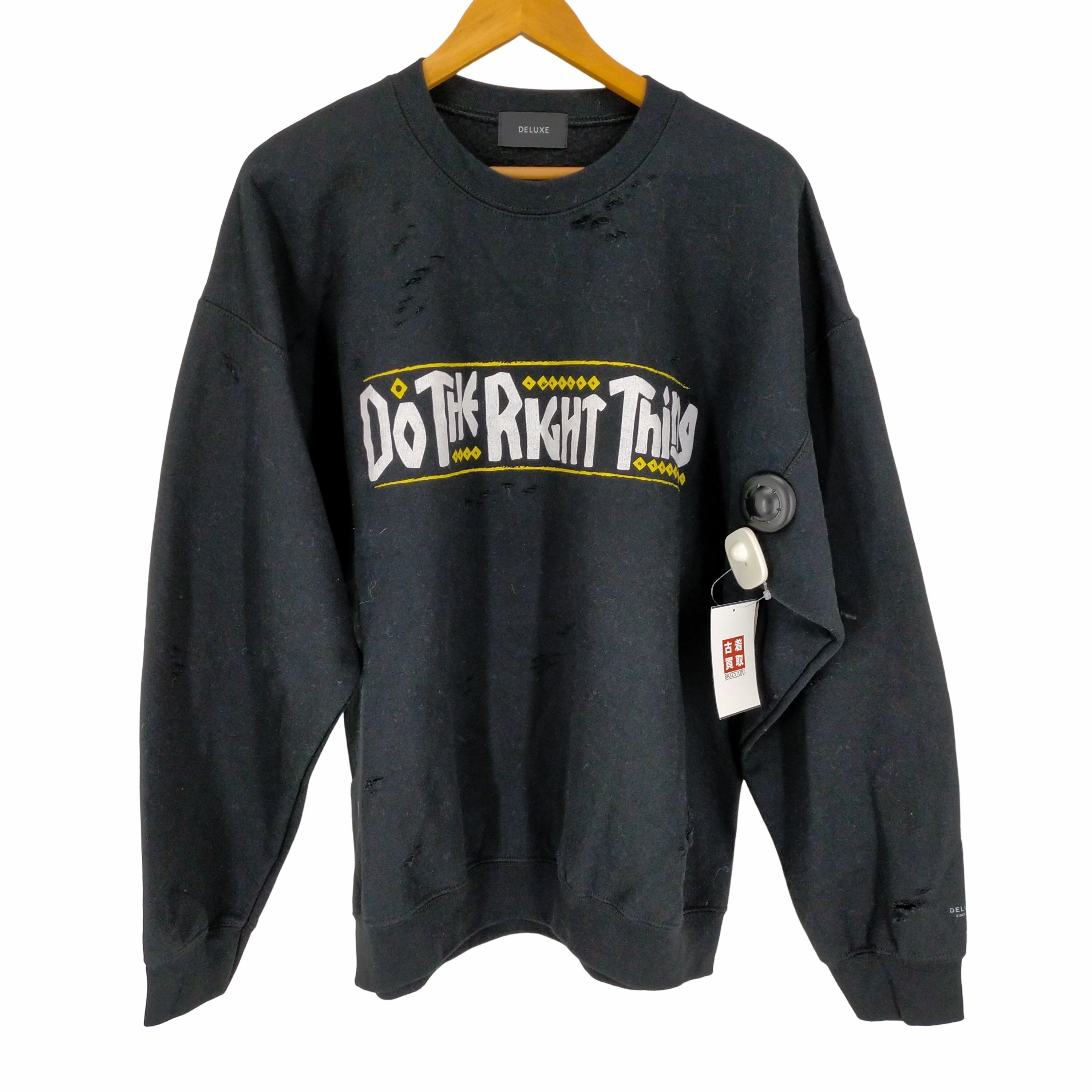 デラックス DELUXE 23AW Do the right thing x DELUXE CREW メンズ JPN