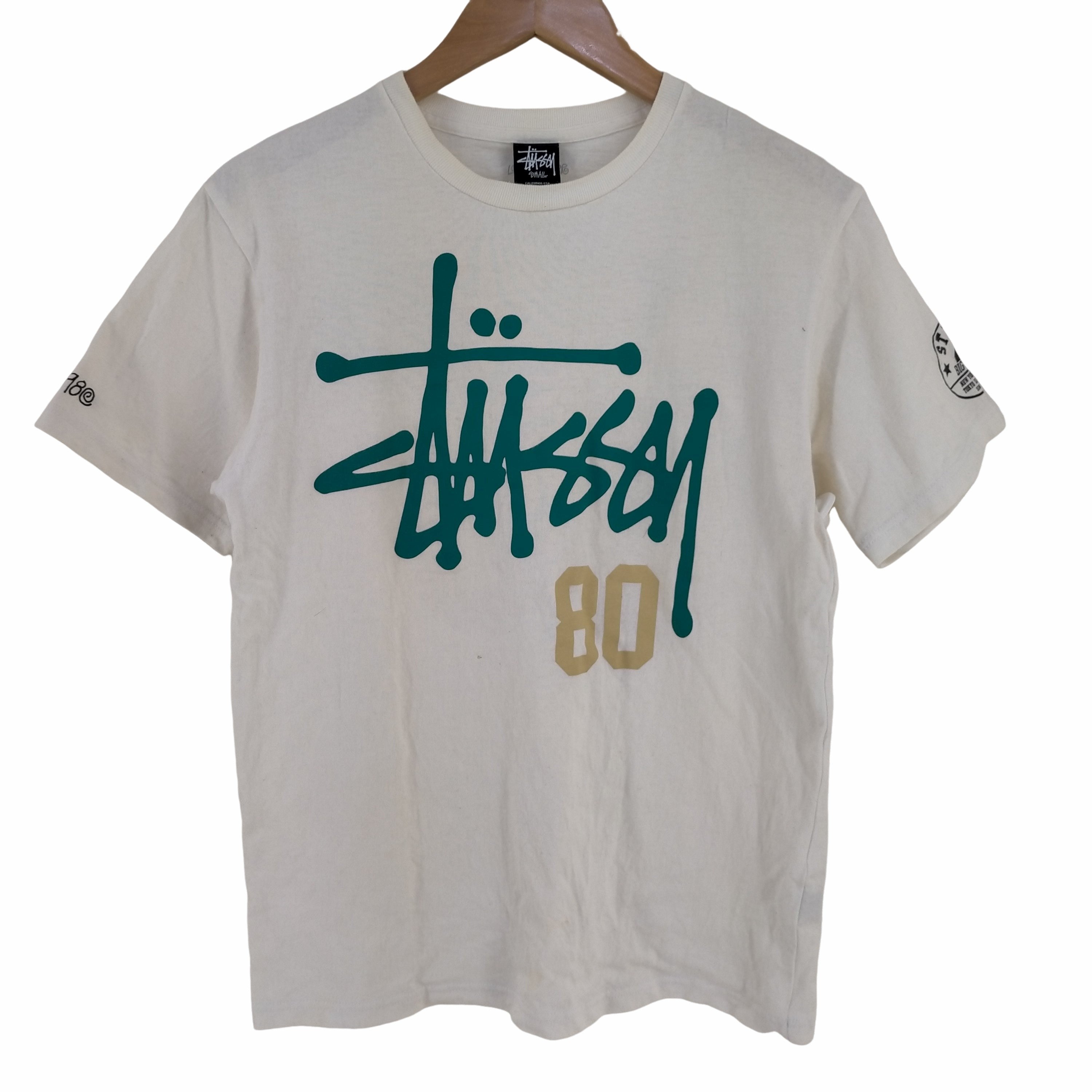 ステューシー Stussy ショーンフォントロゴ 80 背番号Tシャツ メンズ