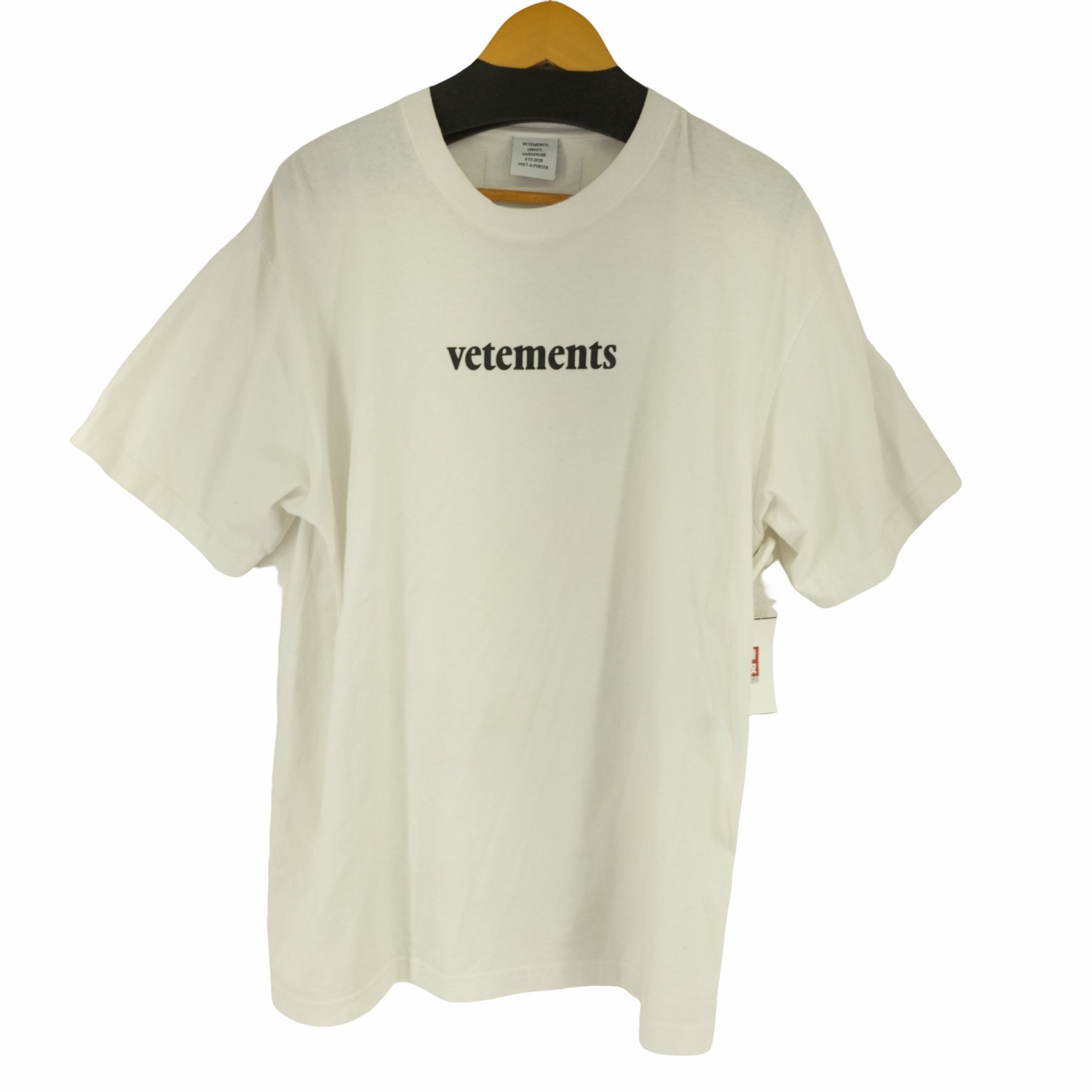 ヴェトモン VETEMENTS 20SS デムナ期 フロントロゴTシャツ メンズ