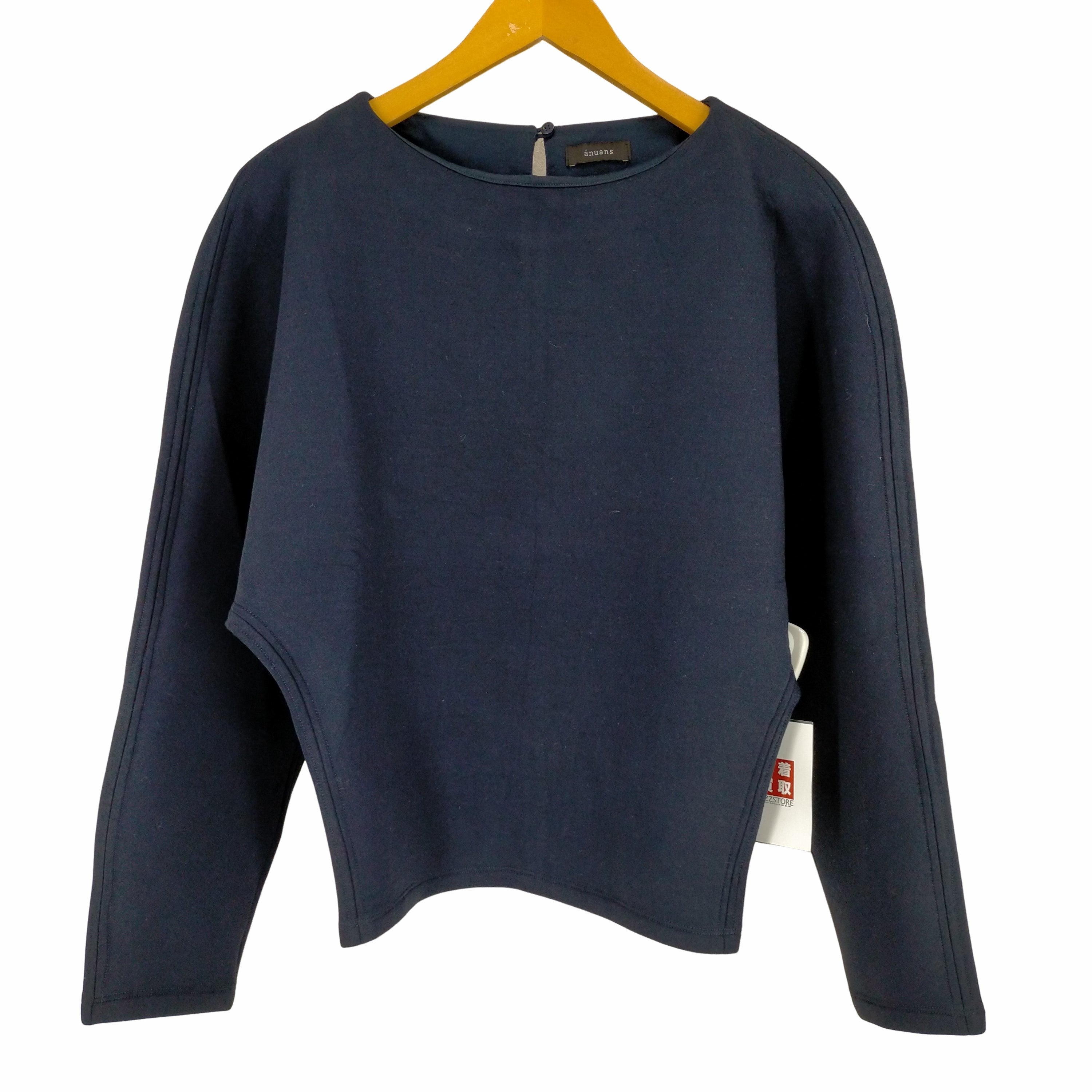 anuans ダンボールドルマンプルオーバー トップス【完売品】 アニュアンス anuans ダンボールドルマンプルオーバー （NAVY