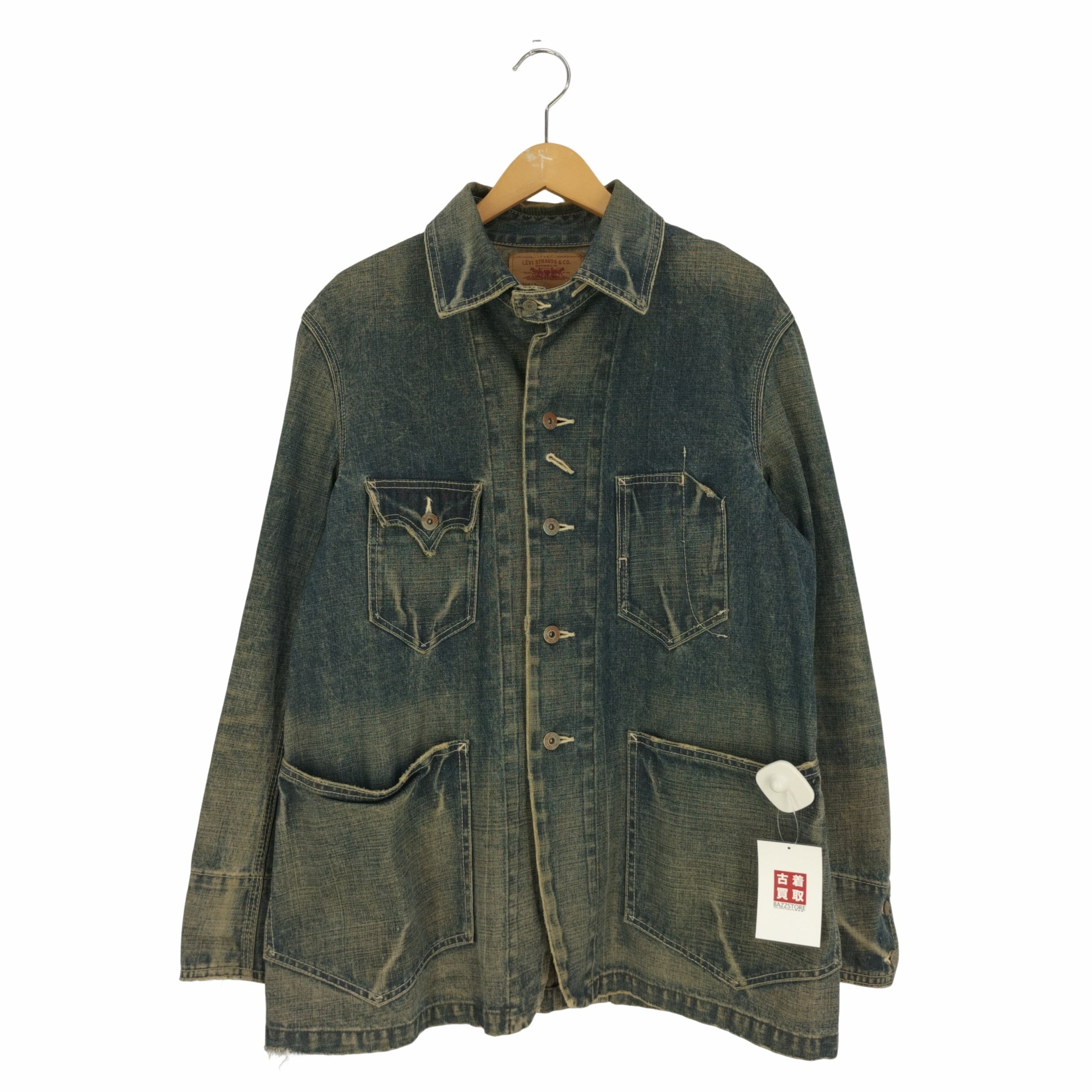 Levi's デニムカバーオール 加工 70823 リーバイス Levis 70823 デニムカバーオール メンズ import：L