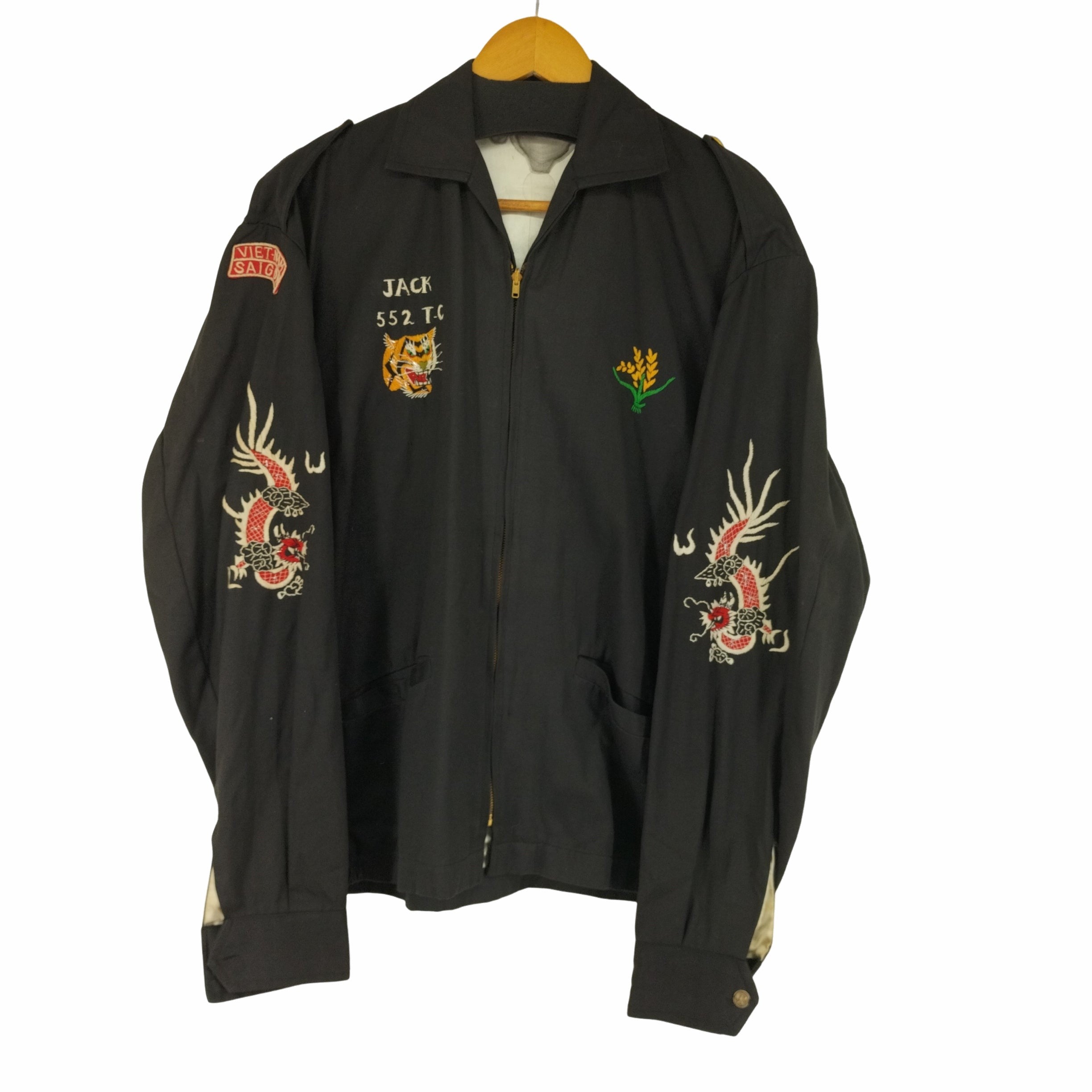 ベトジャン　YKKジップ VIET-NAM JACKET ベトジャン スーベニアジャケット YKK回転式ジッパー