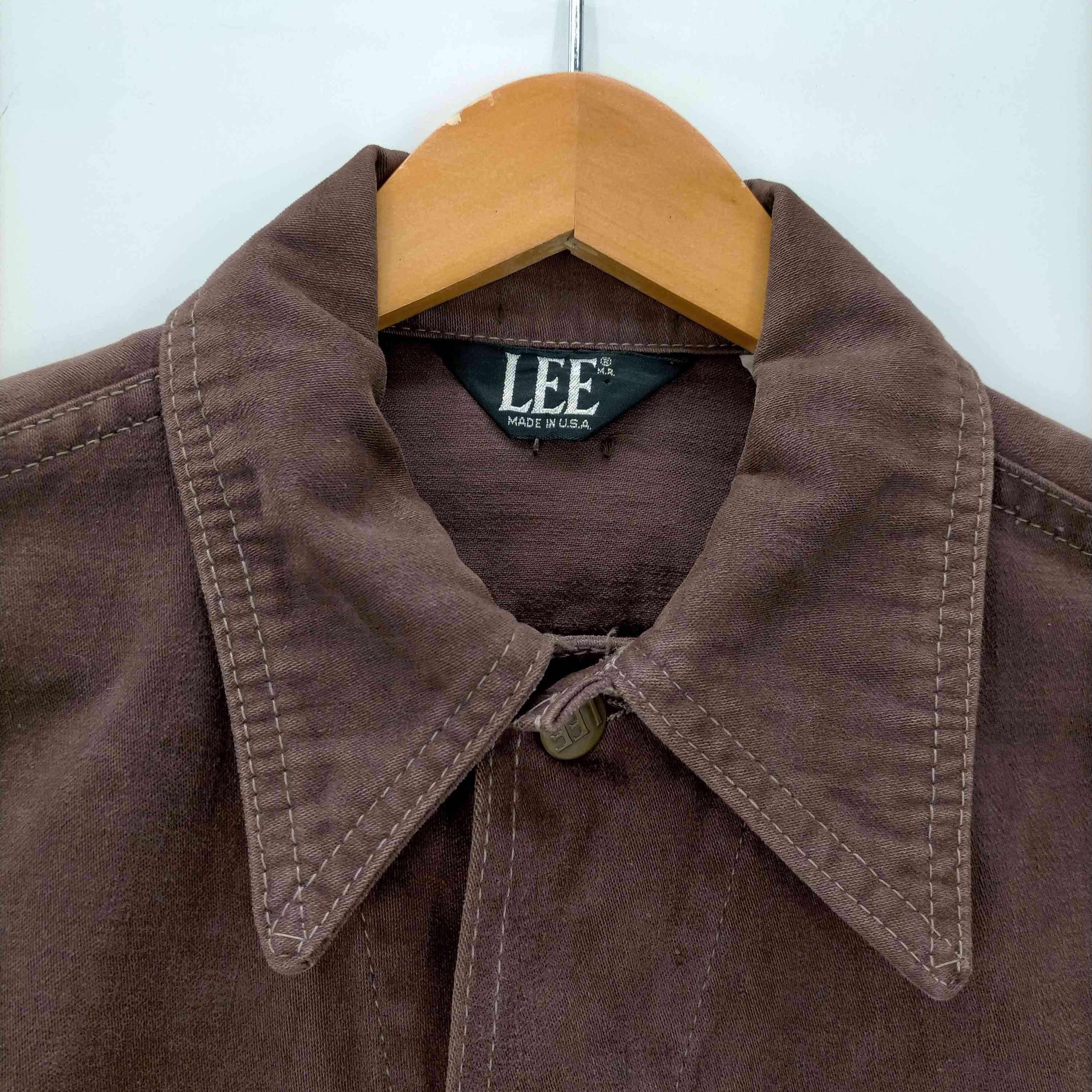 リー Lee 三角黒タグ USA製 モールスキン トラッカージャケット メンズ 