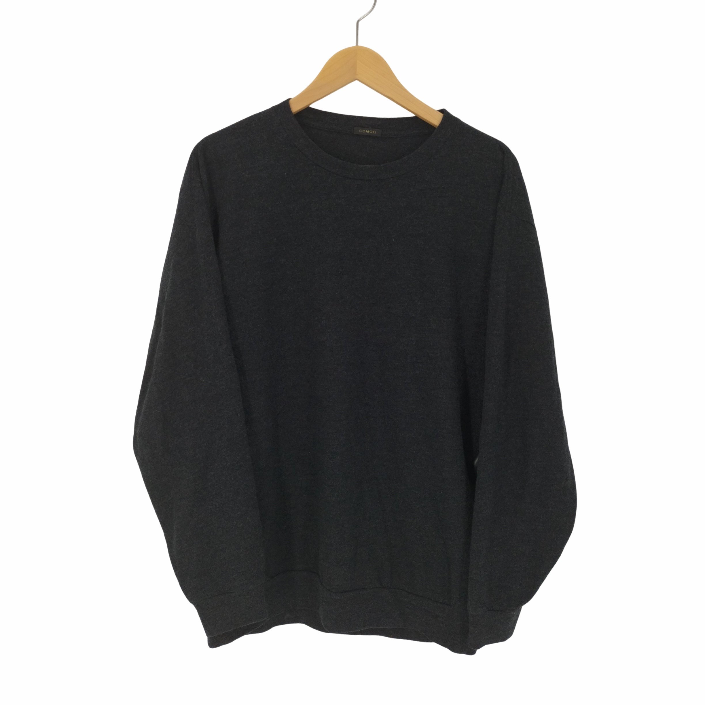 COMOLI 23SS ウール天竺 ノースリーブ ボーダー COMOLI 23SS