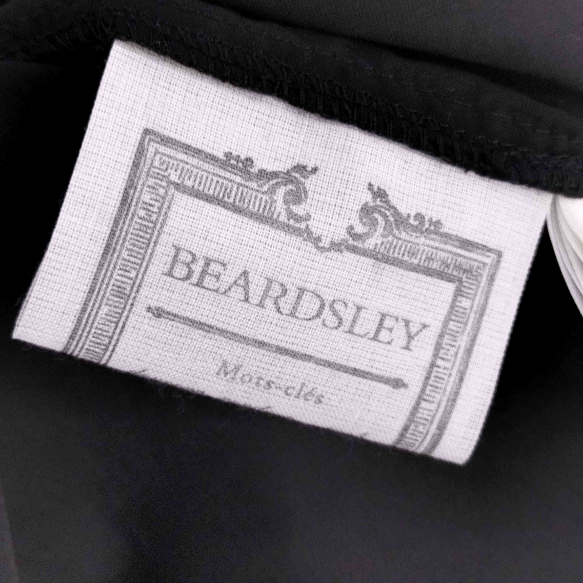 ビアズリー BEARDSLEY アシンメトリーケープ付きブラウス