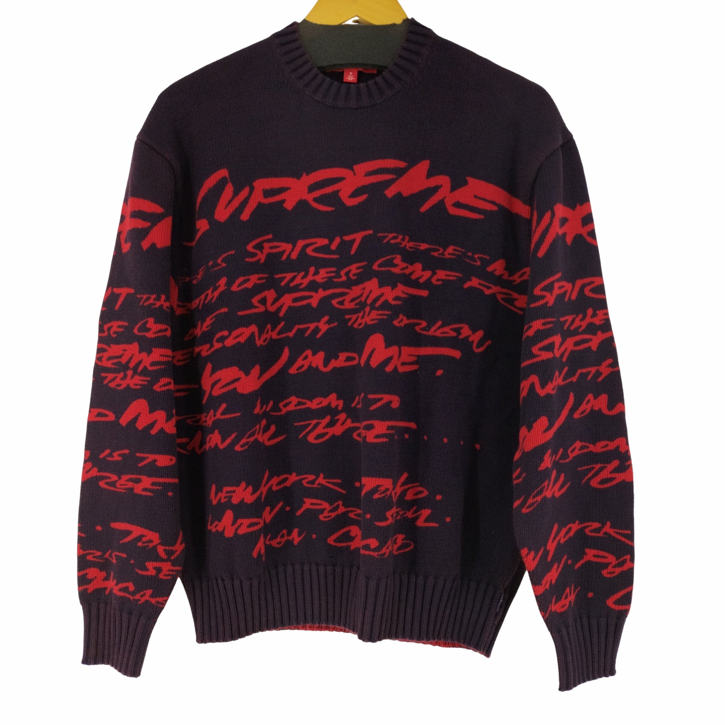 シュプリーム Supreme 24SS FUTURA SWEATER (NAVY) メンズ JPN：S