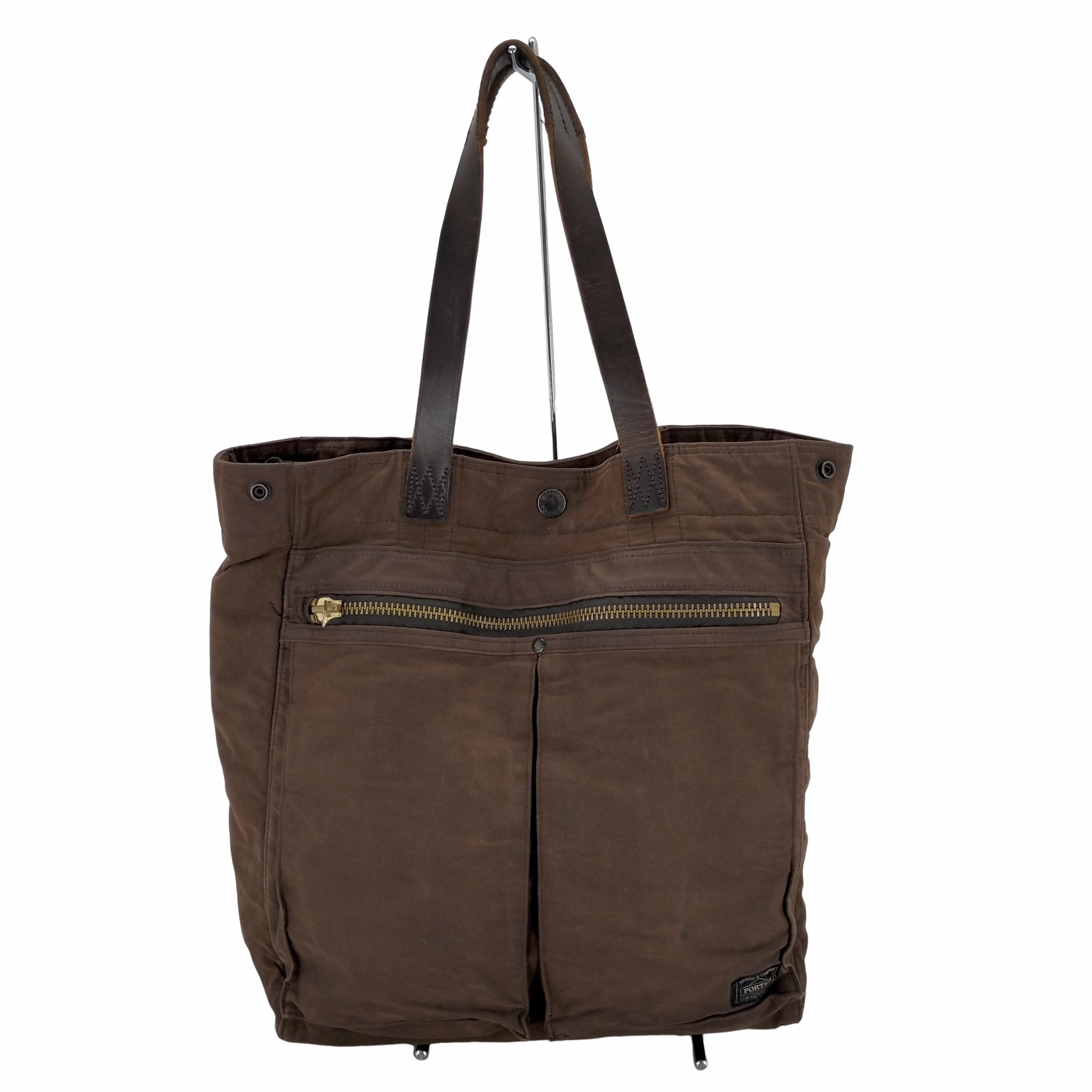 ポーター PORTER オイルドコットントートバッグ メンズ ポーター PORTER オイルドコットントートバッグ メンズ