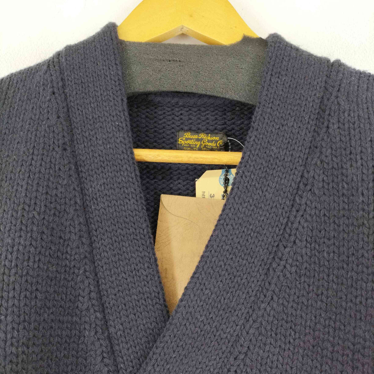 バズリクソンズ BUZZ RICKSONS USN LETTERED CARDIGAN / USN レタード 