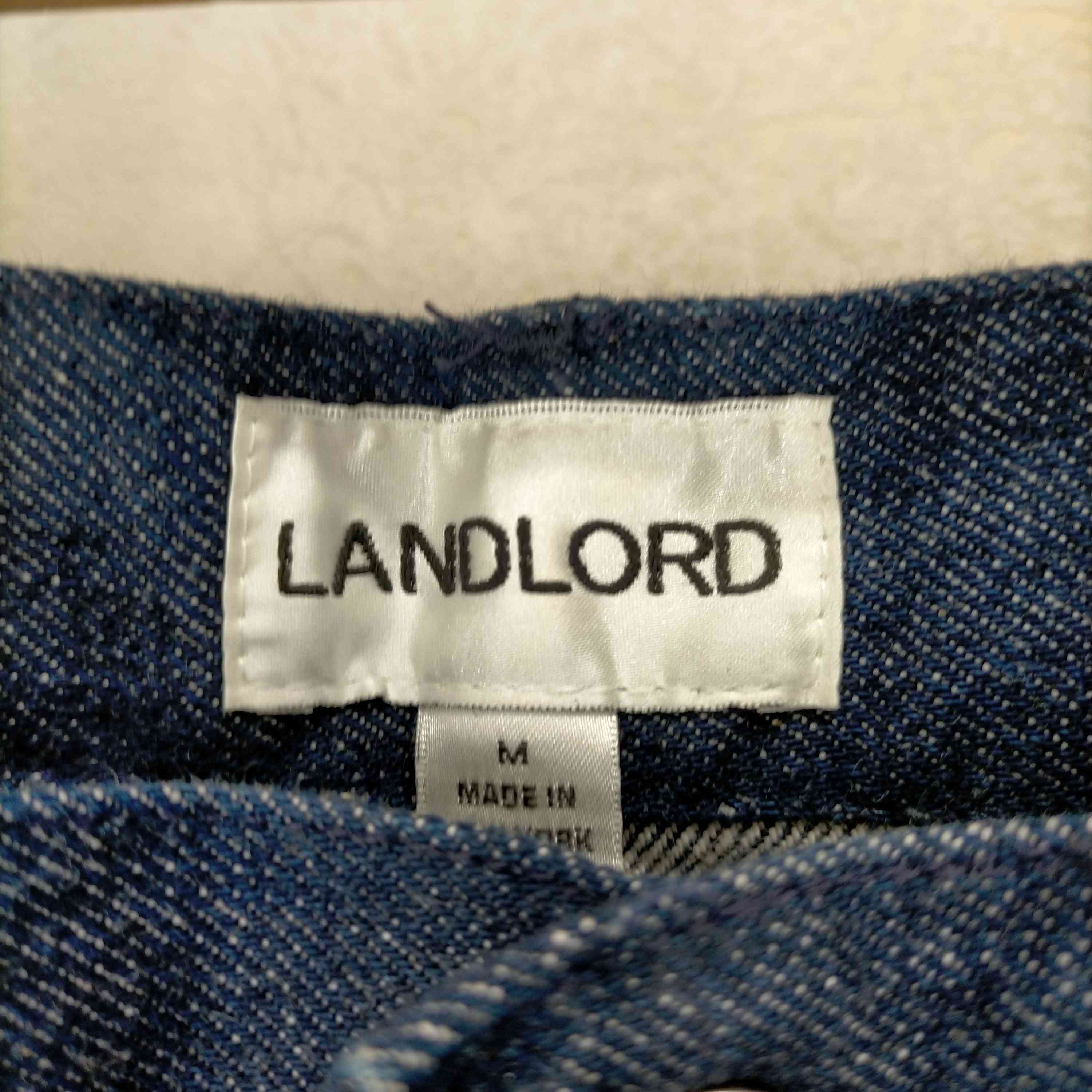 ランドロード LANDLORD MADE IN USA バギーデニムパンツ メンズ JPN：M 