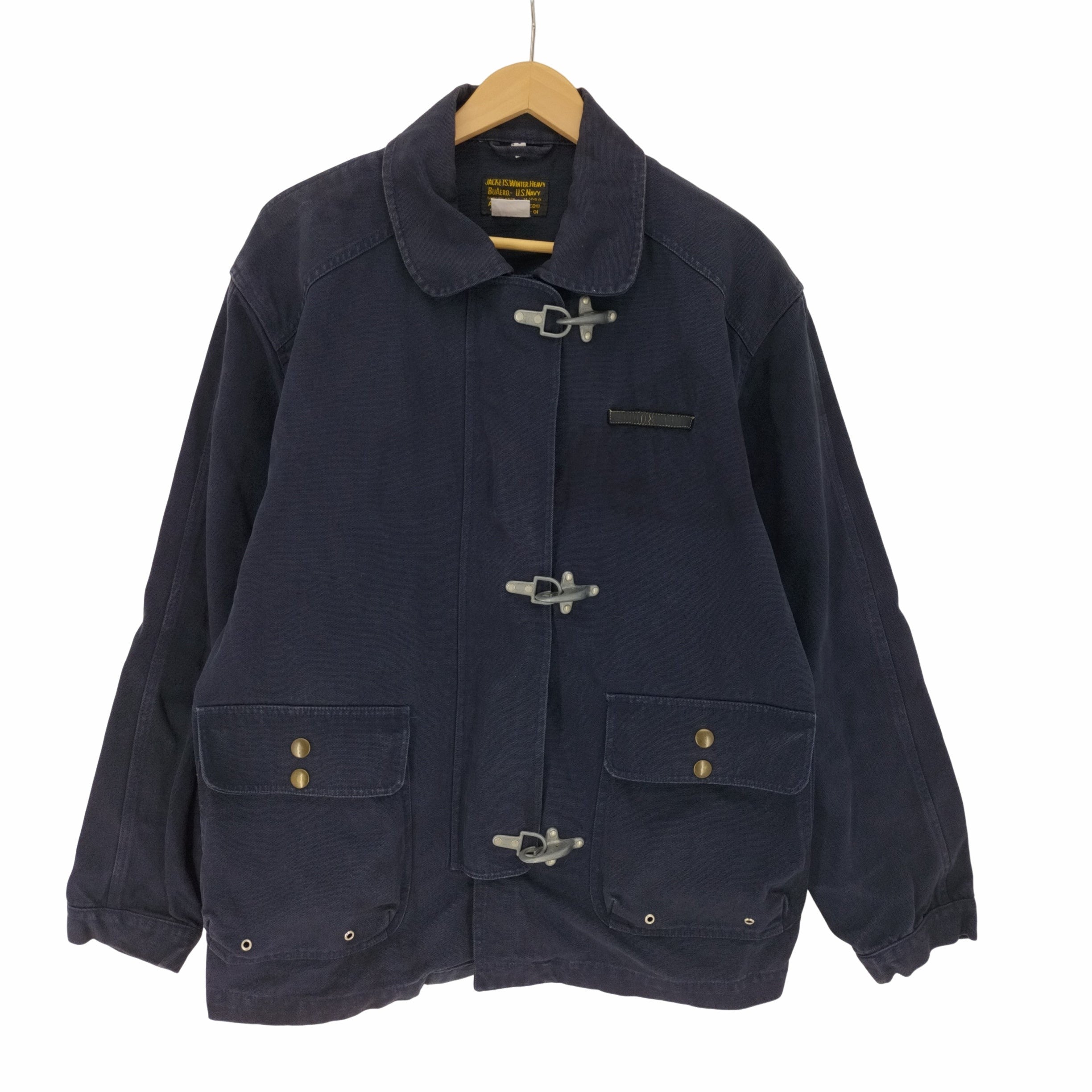 【美品】AVIREX ファイヤーマンジャケット US Navy 美品】AVIREX ファイヤーマンジャケット US Navy