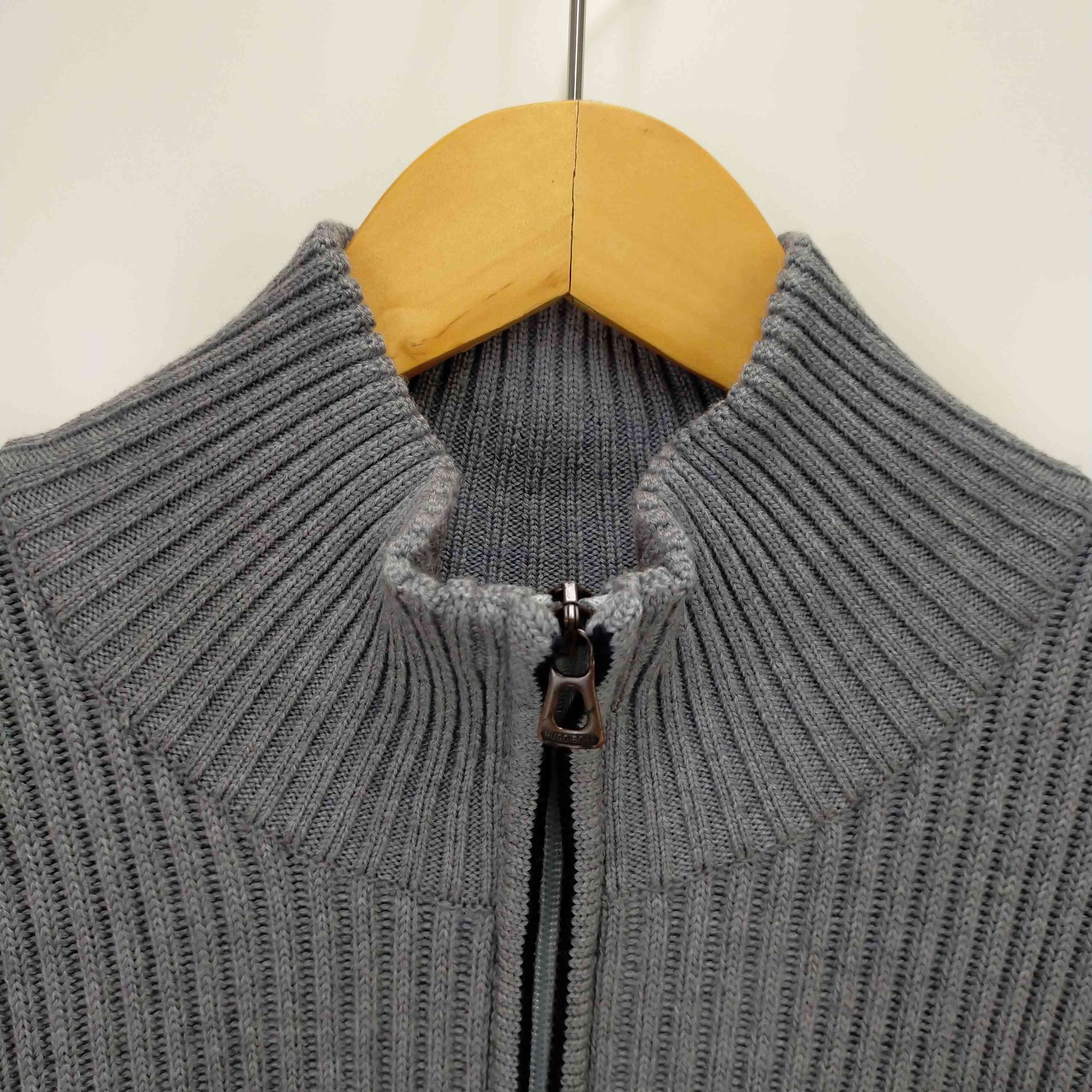 人気！】 HUGO BOSS ドライバーズニット ジップアップセーター