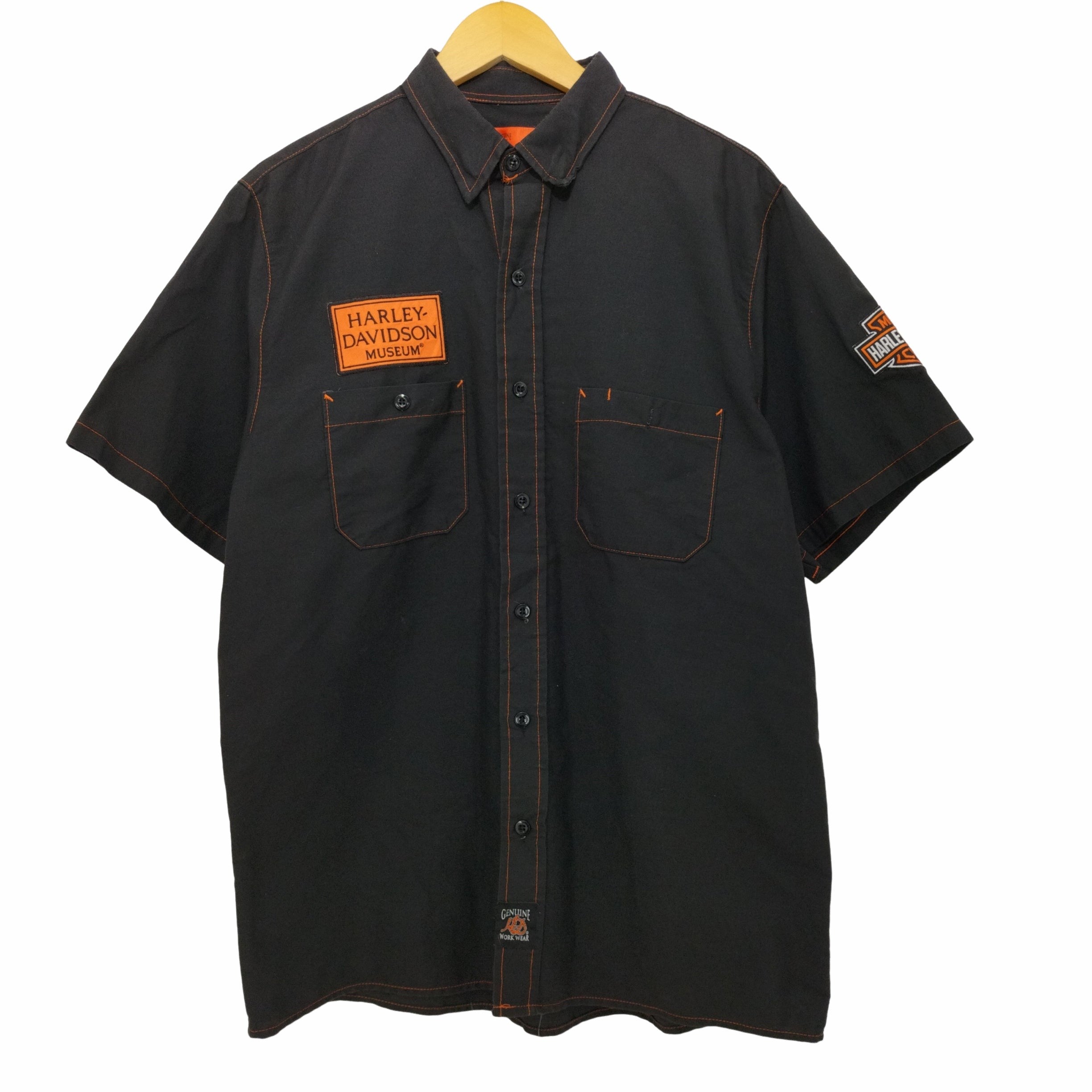 GENUINE WORK WEAR ワッペンカスタム HARLEY DAVIDSON MUSEUM ワーク 