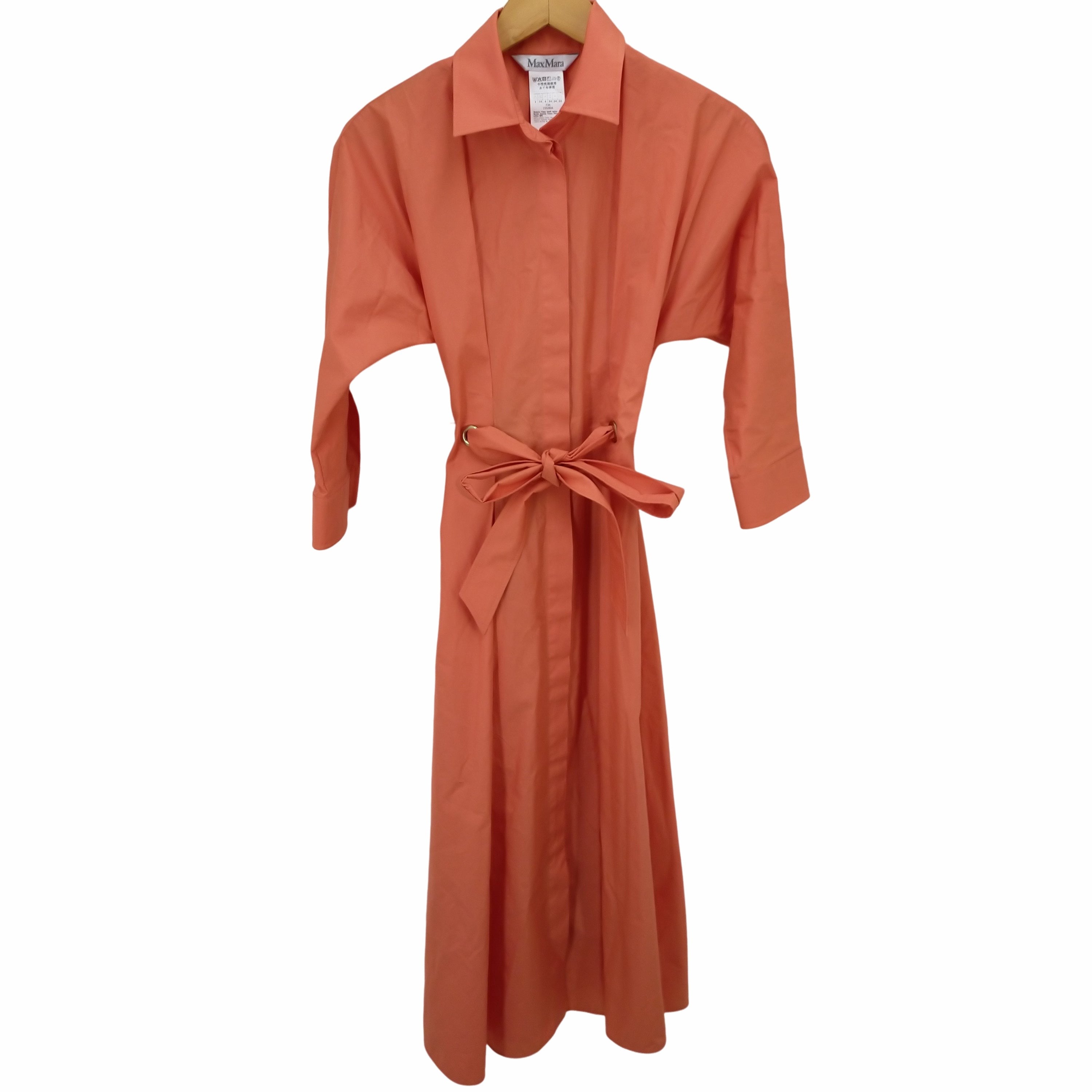 マックスマーラ MAX MARA FLAVIO ピュアコットンポプリンドレス  