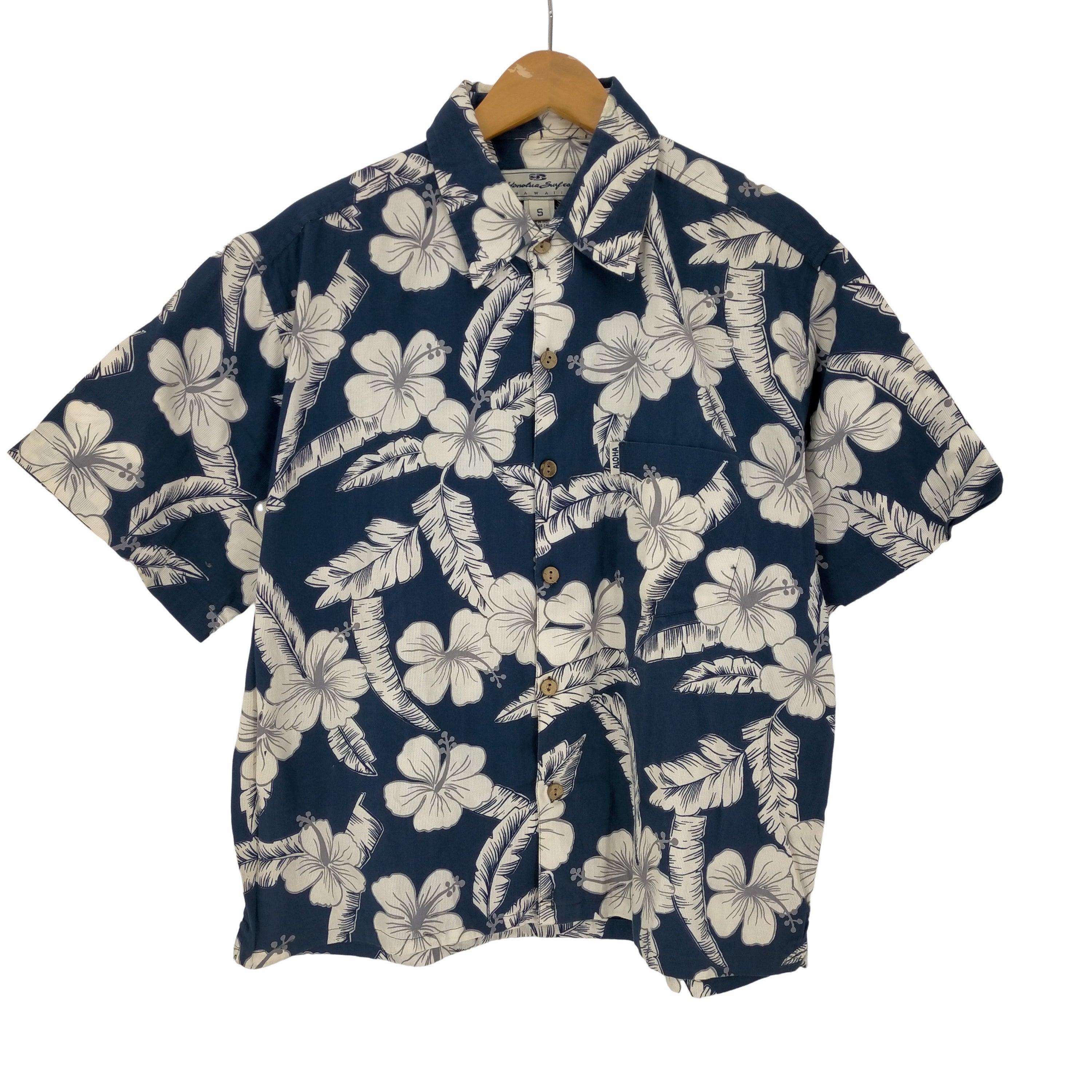 ホノルアサーフ honolua surf co インド綿 フローラル S/S アロハ 