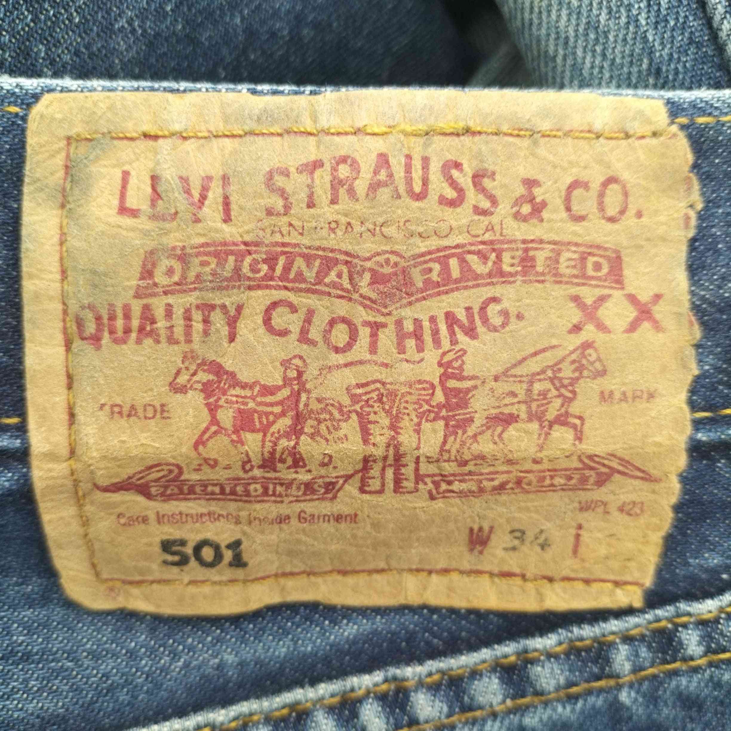 リーバイス Levis 00S トルコ製 ボタン裏刻印T01 ユーロ