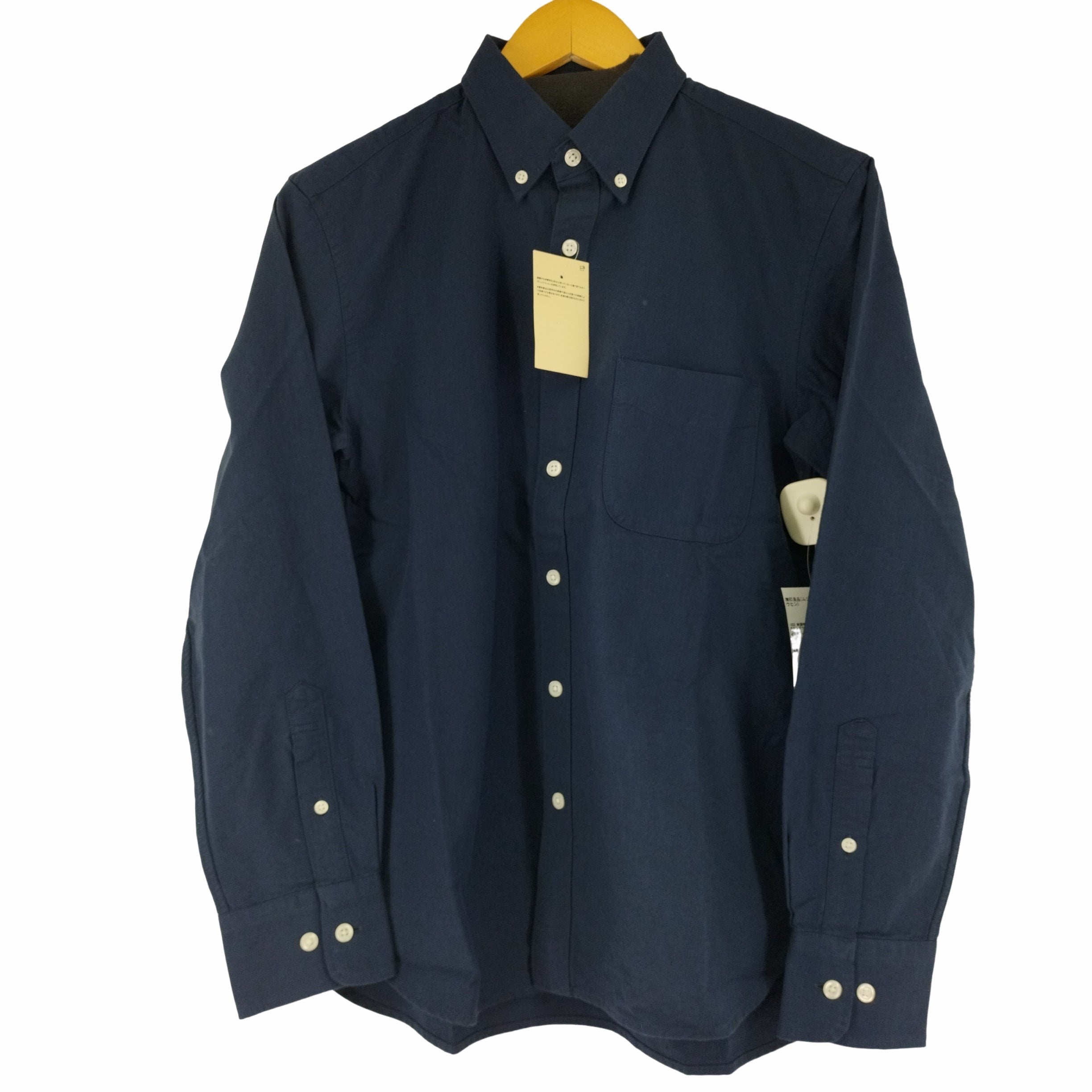 ムジルシリョウヒン 無印良品 19SS 新疆綿 洗いざらしオックス ボタン