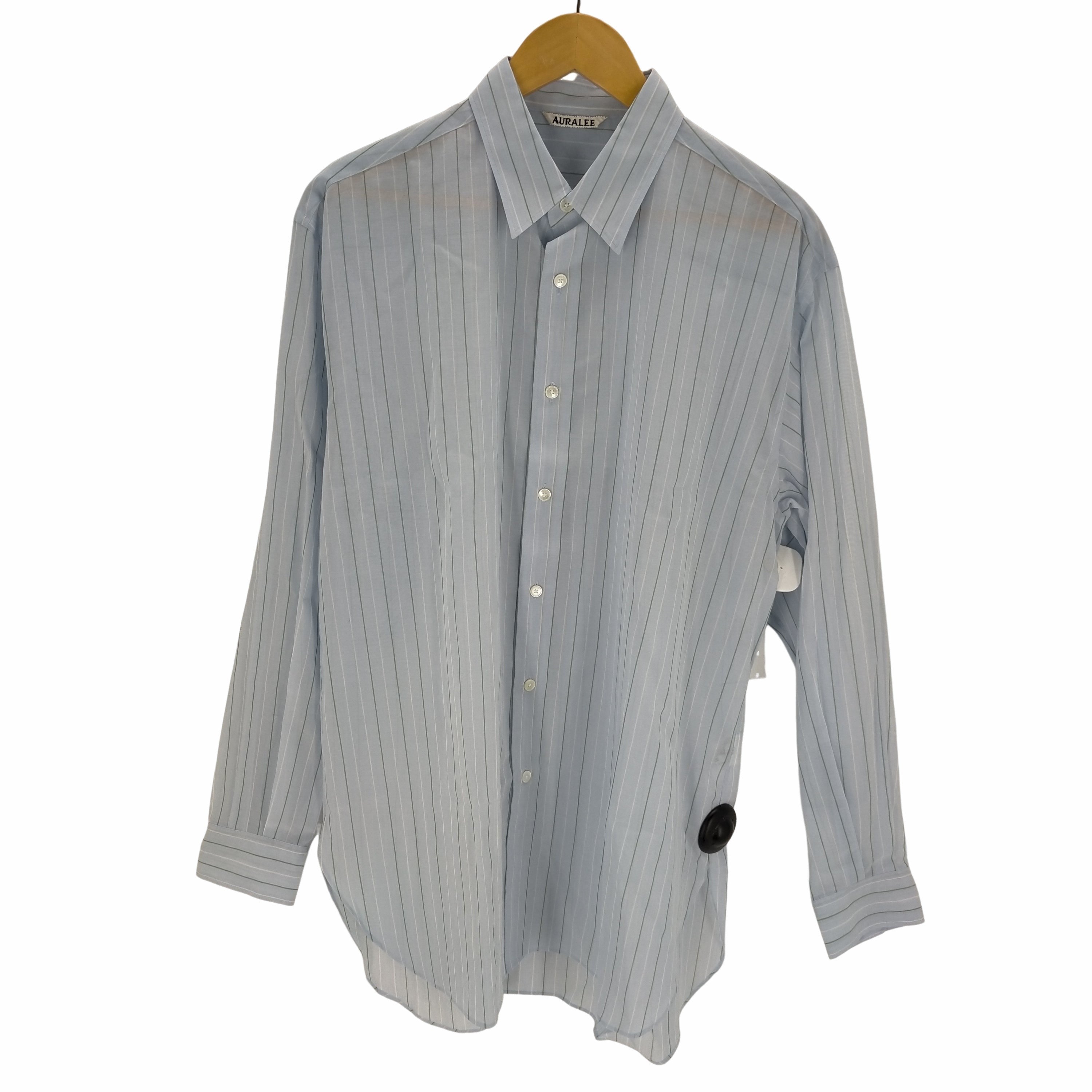 オーラリー AURALEE 23SS BRUSHED COTTON WOOL RIB KNIT SHIRT メンズ JPN：3 –  ブランド古着買取販売バズストア