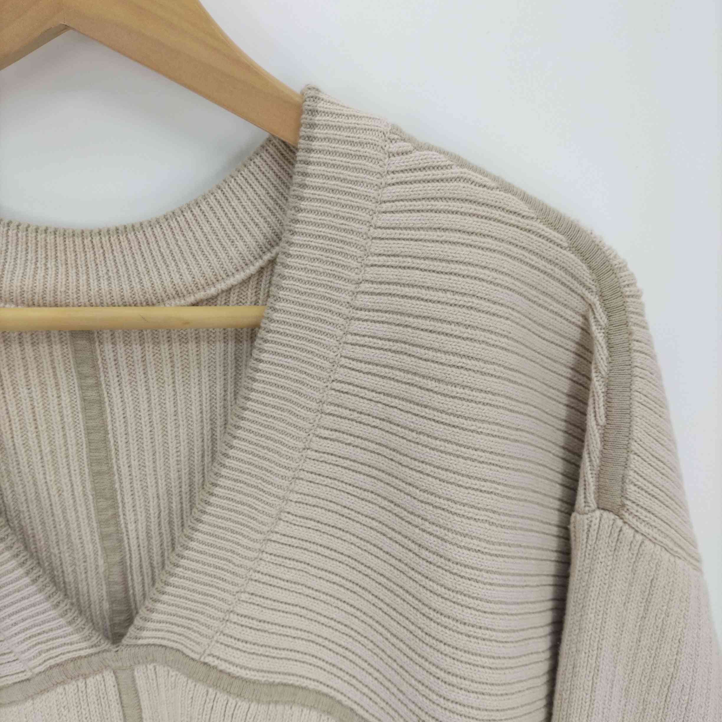 クラネ CLANE 21SS DOUBLE FACE LINE KNIT ダブルフェイスラインニット レディース JPN：1 –  ブランド古着買取販売バズストア