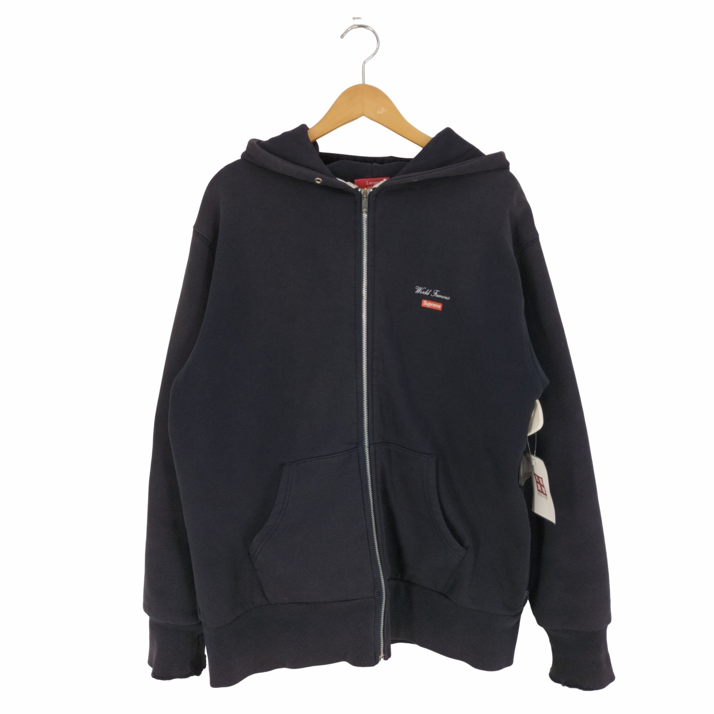 シュプリーム Supreme World Famous Thermal Zip Up Hooded Sweatshirt 裏地サーマル ボッ –  ブランド古着買取販売バズストア