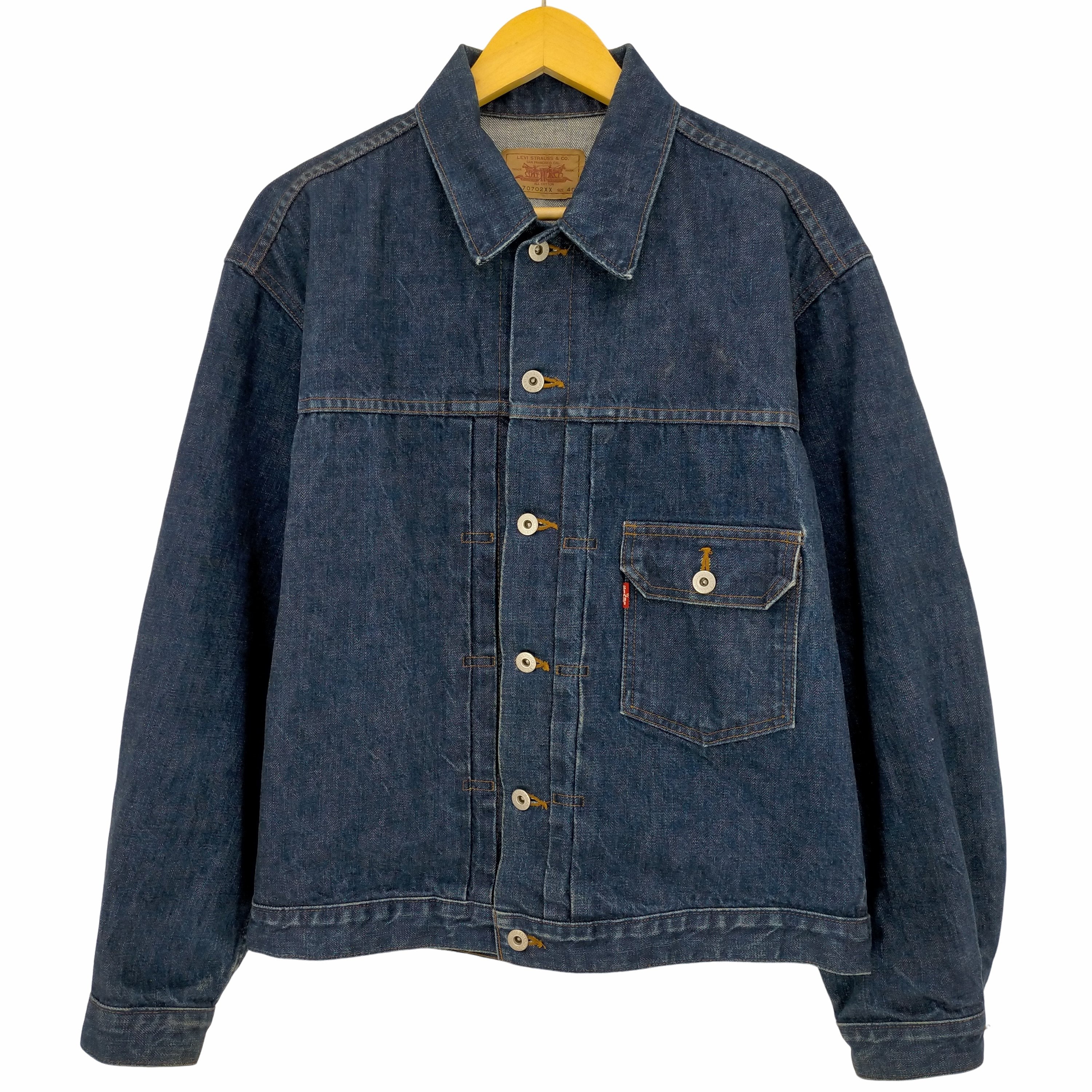 リーバイス Levis 70702XX 1st デニムトラッカージャケット メンズ US 