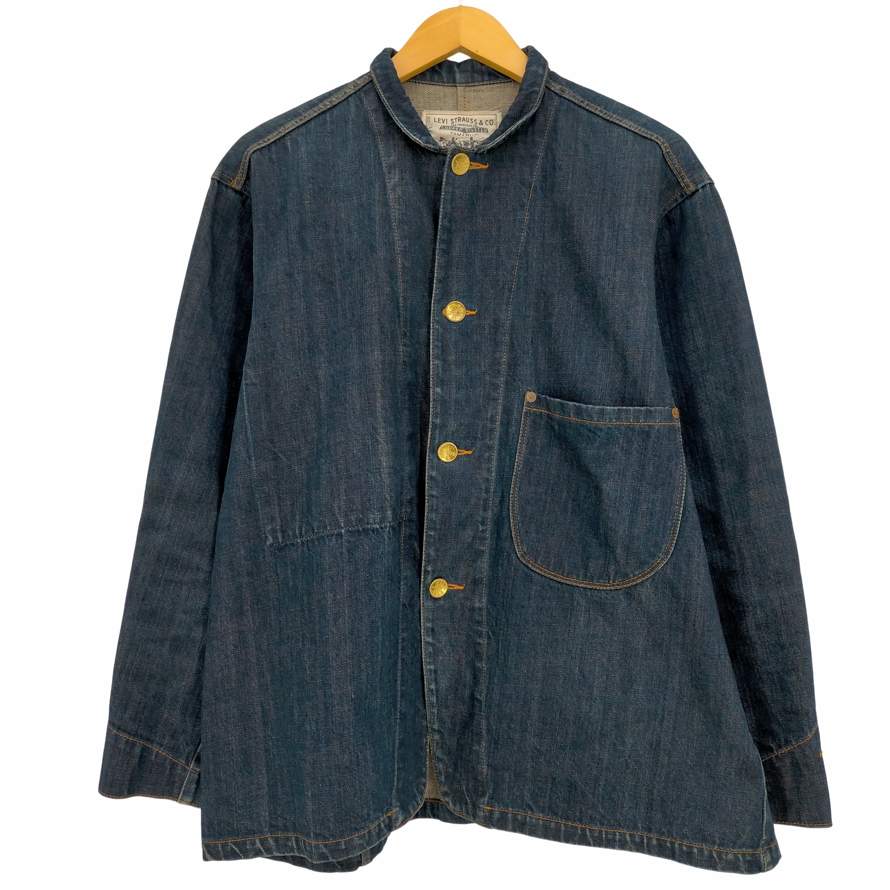 LVC 引き攣れ 214 SAC COAT damage加工 made in ITALY