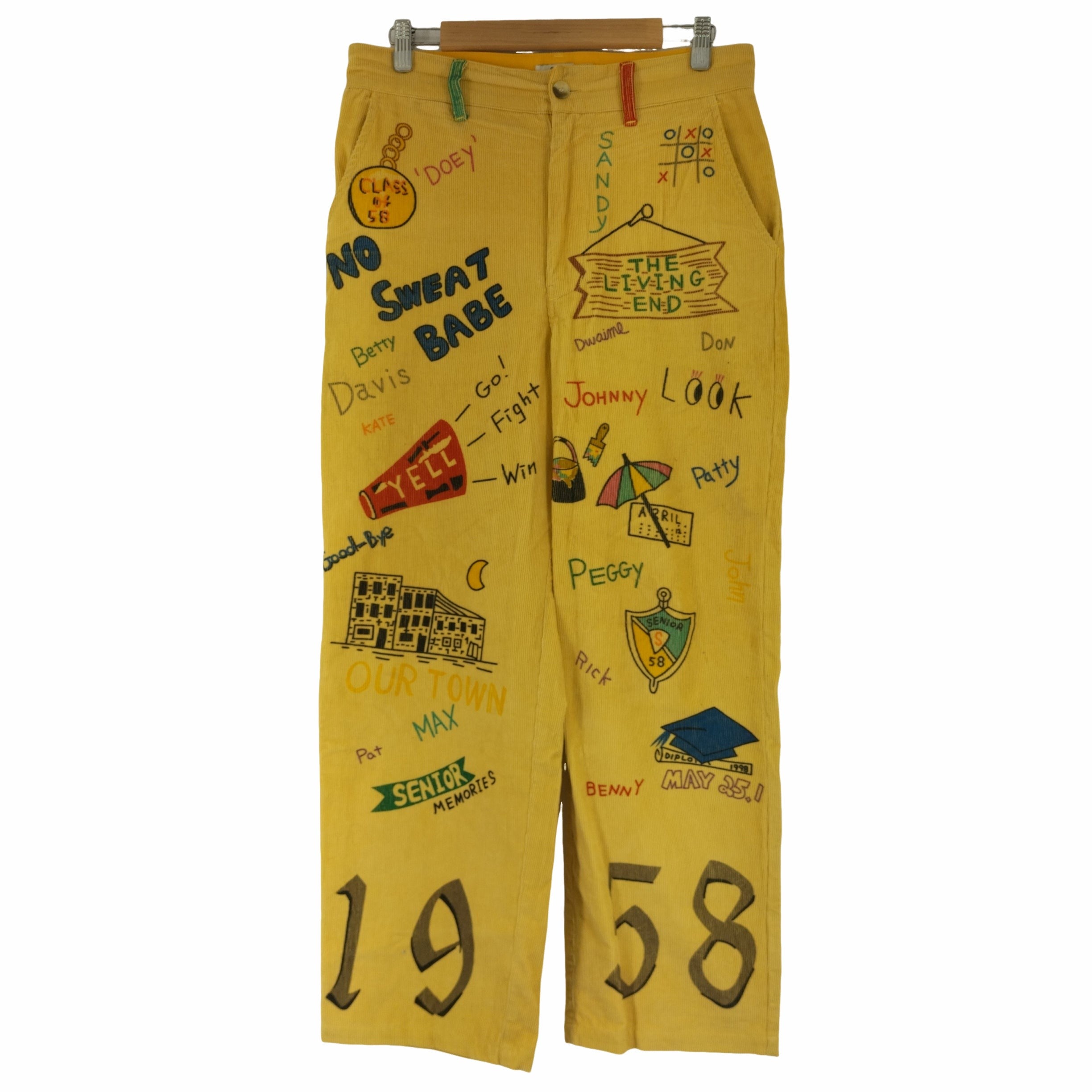 Backers バッカーズ メモリアルペイントデザイン コーデュロイパンツ L 2色展開】 Backers メモリアルペイントデザイン コーデュロイ