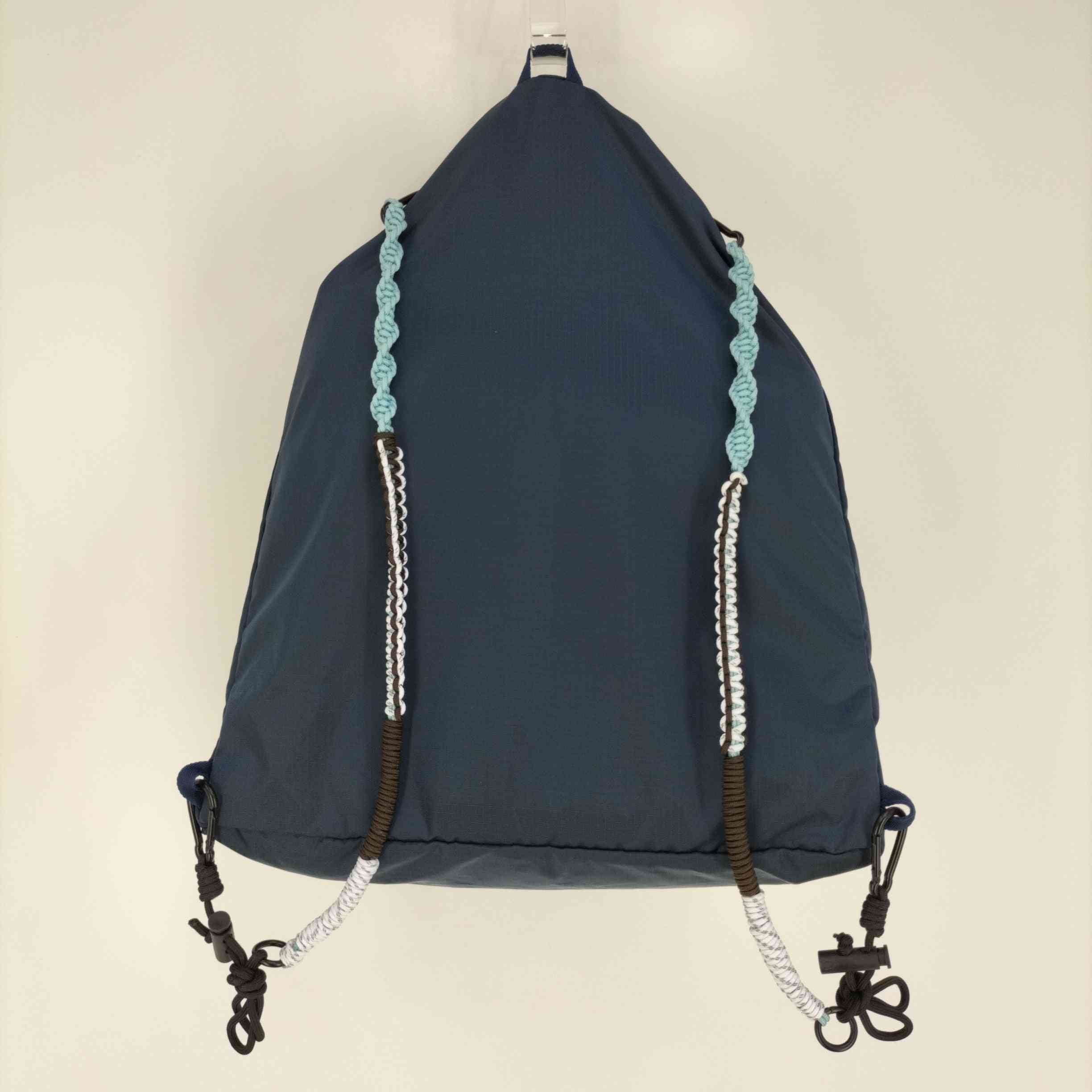 ocosic 編み紐4wayナップザック ネイビー 【公式通販】