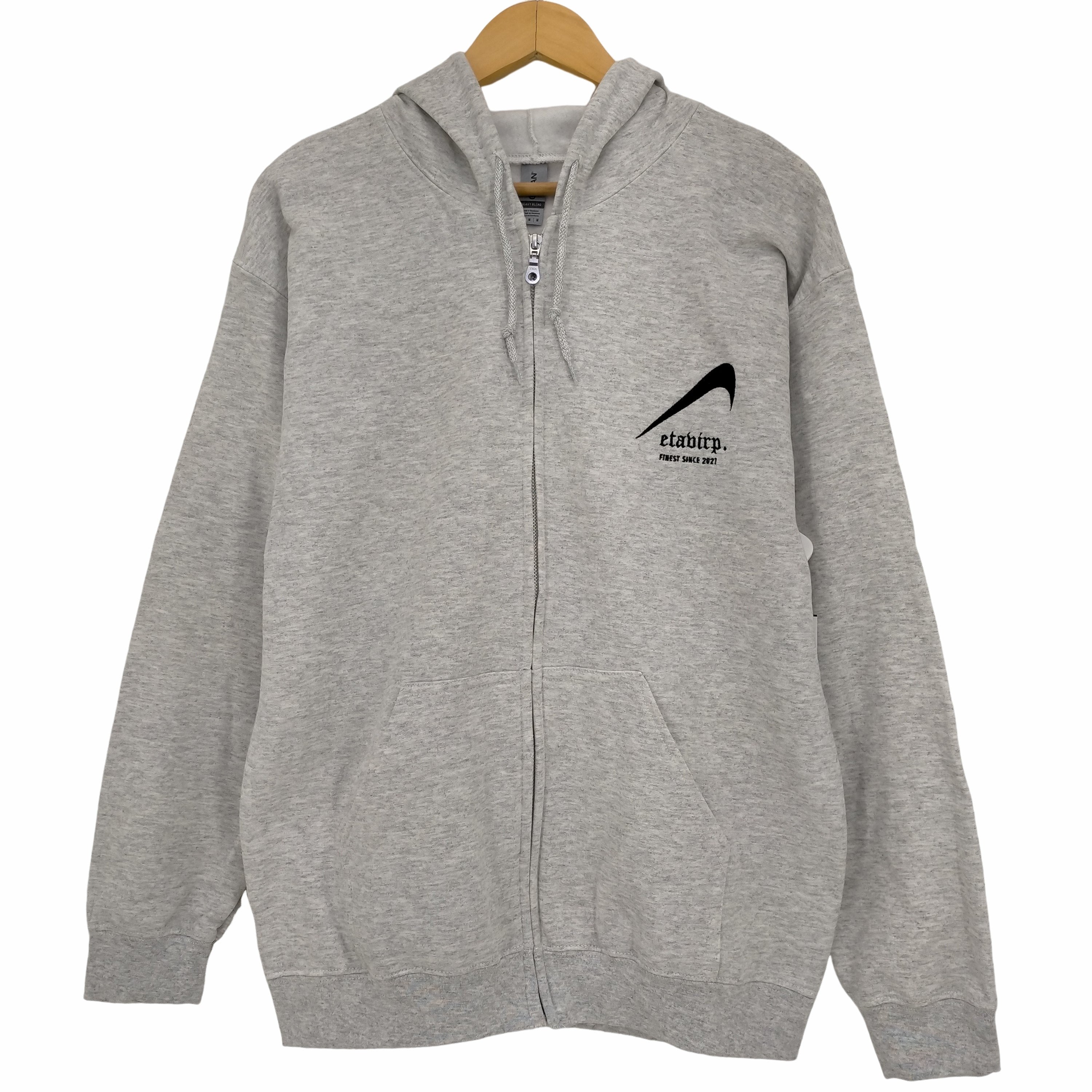 ETAVIRP Reverse Etavirp Zip Hoodie Ash × Black メンズ JPN：M  