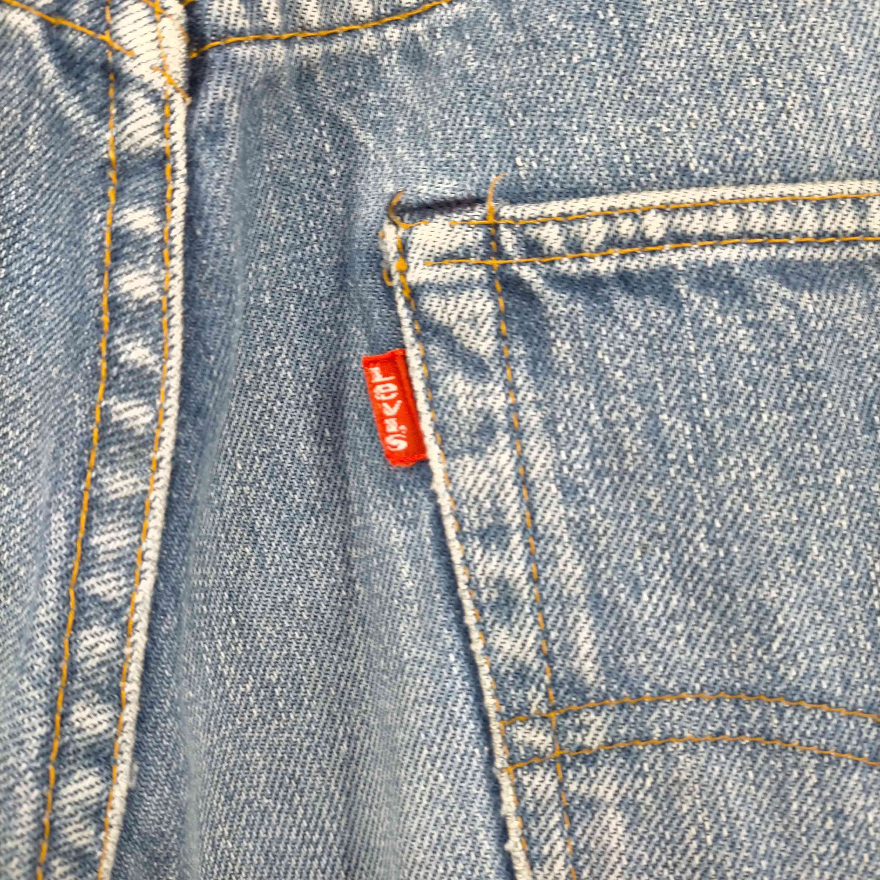 リーバイス505 66前期 ボタン裏5 バッグポケット裏シングルステッチ 