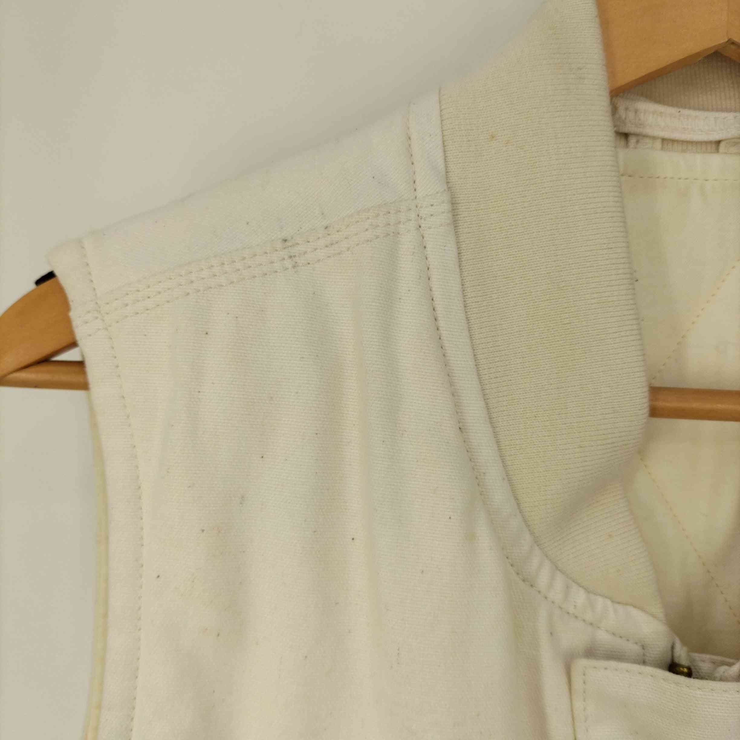 アンユーズド UNUSED DUCK VEST 裏キルティング ダック地ベスト アンユーズド UNUSED DUCK VEST 裏キルティング ダック地ベスト