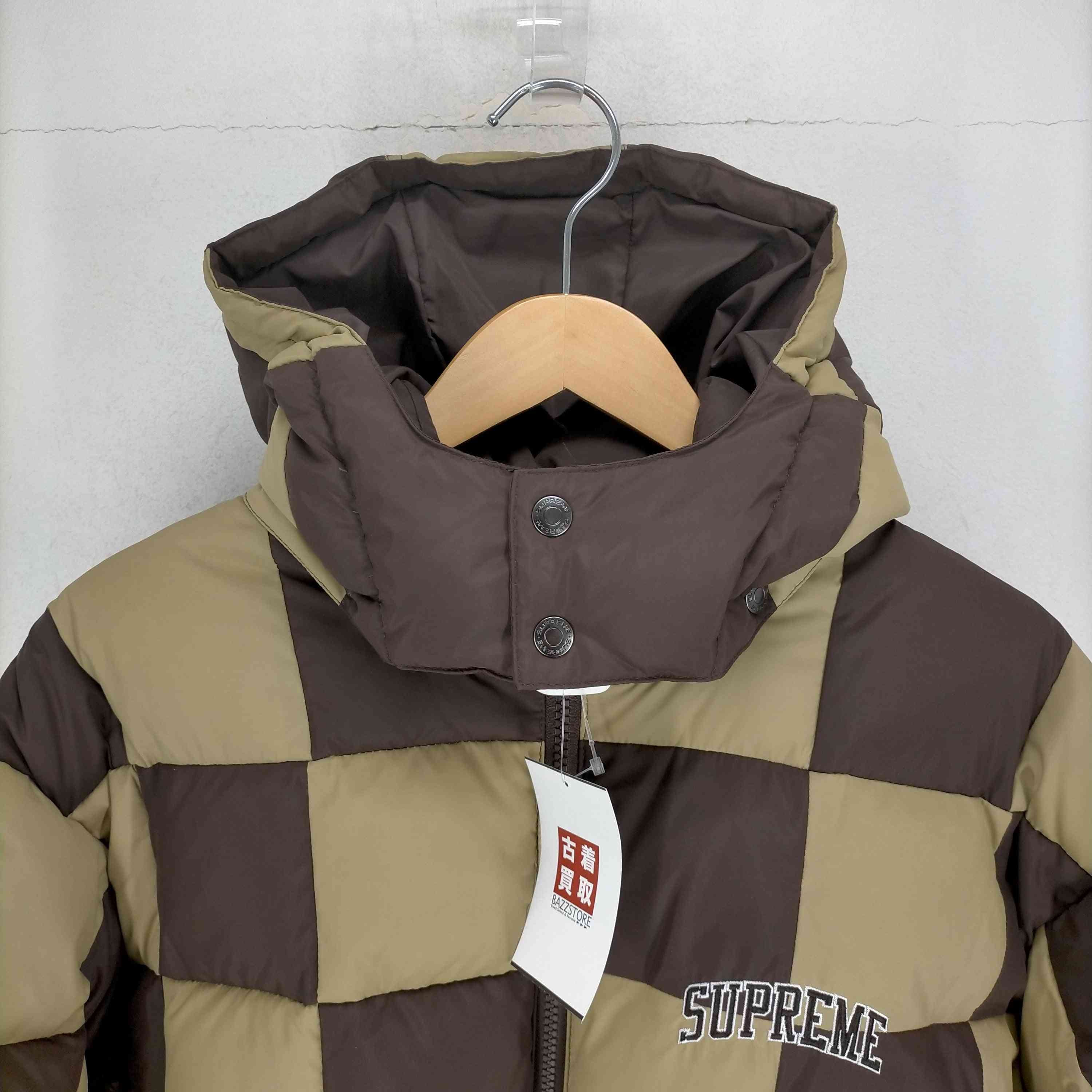 シュプリーム Supreme 19AW CHECKERBOARD PUFFY JACKET メンズ JPN：L