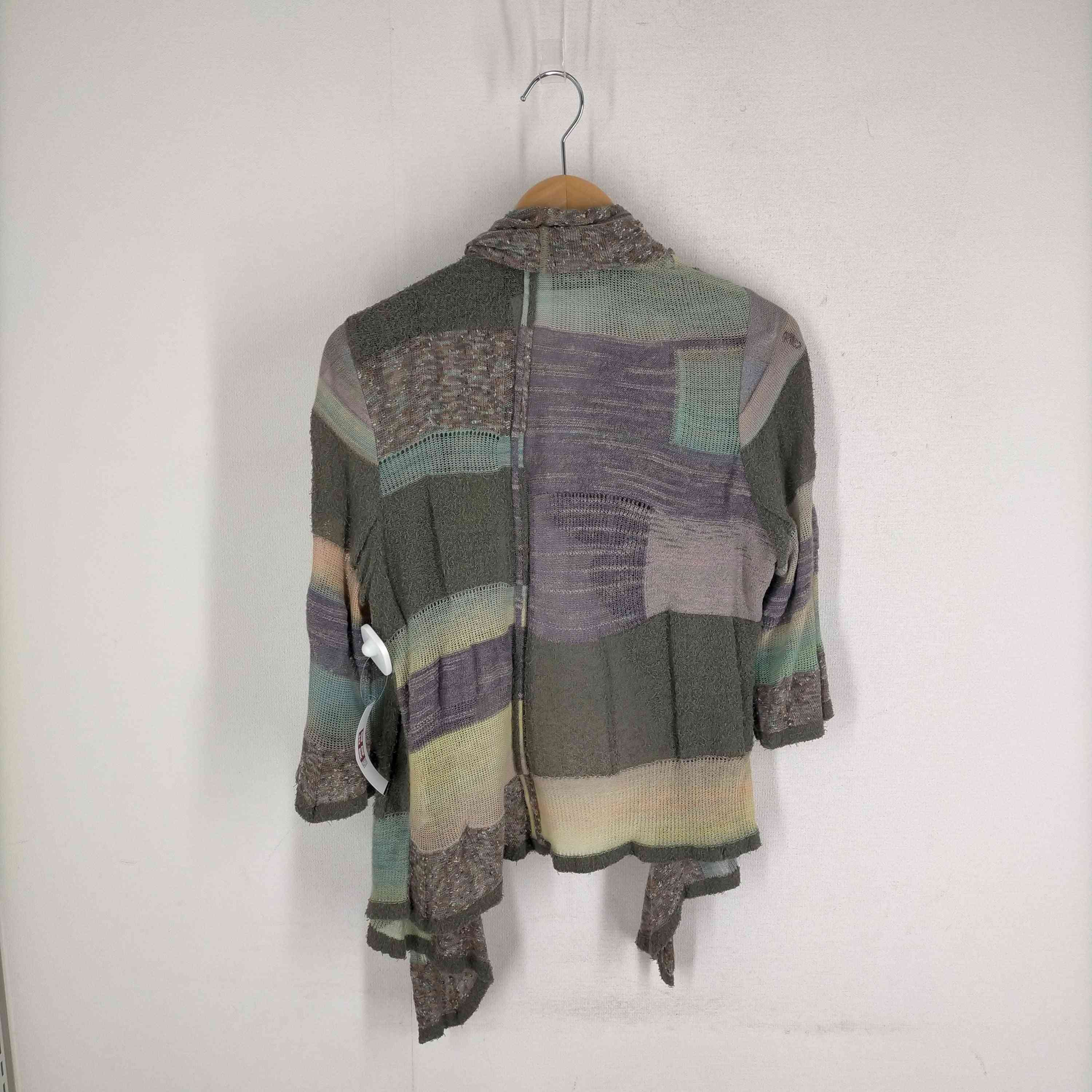 エムアンドキョウコ M.＆kyoko マルチカラー異素材パッチワーク